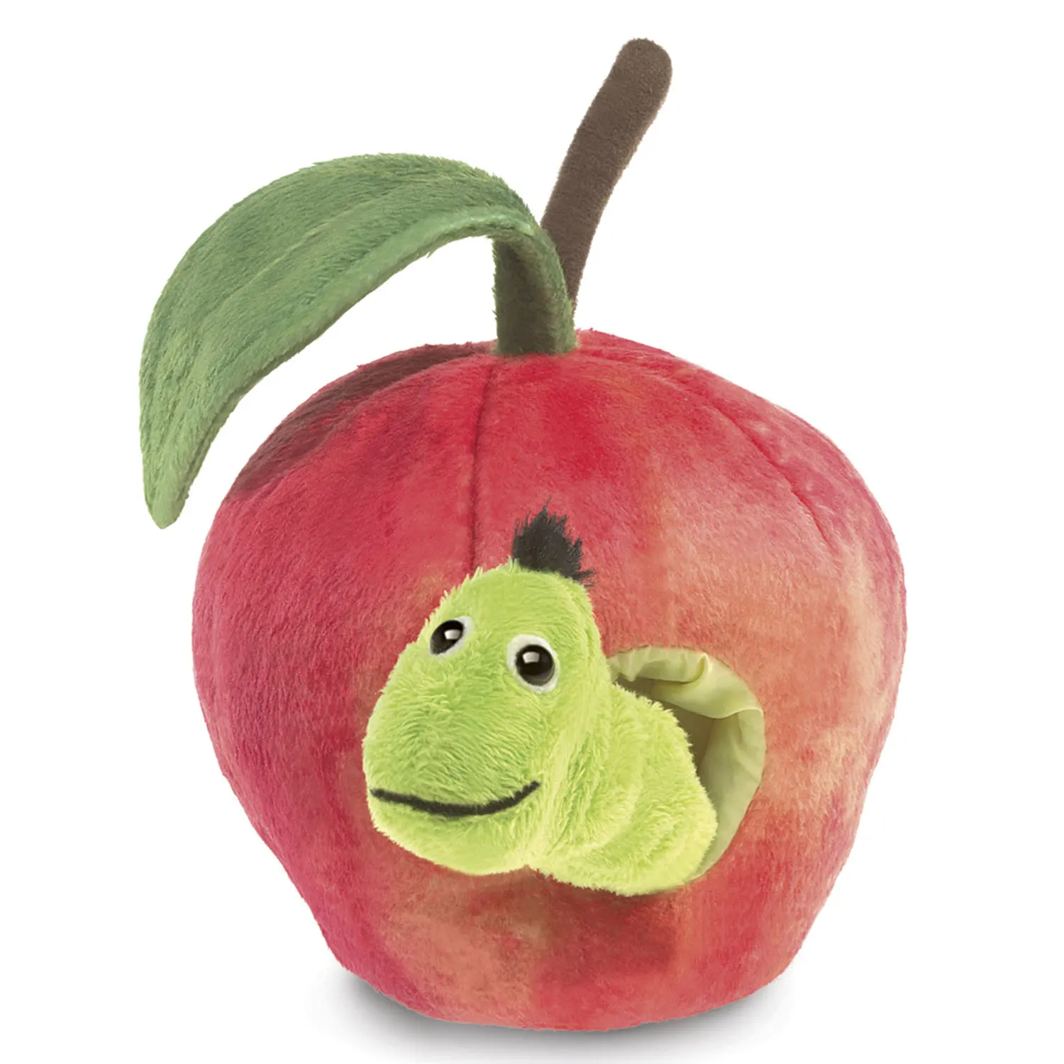 Wurm im Apfel / Worm in Apple Wurm im Apfel / Worm in Apple-Folkmanis® Puppets