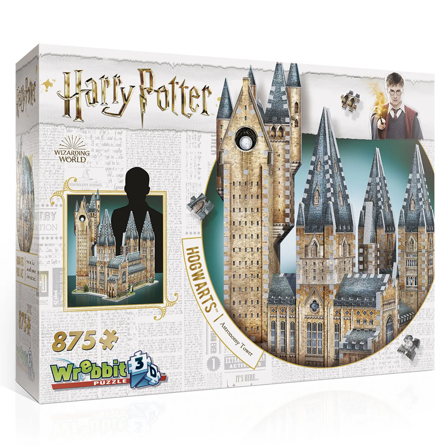 Hogwarts Astronomieturm Harry Potter/Hogwarts Astronomy Tower 875 pcs. 3D-Puzzle-Wrebbit-3D Puzzles