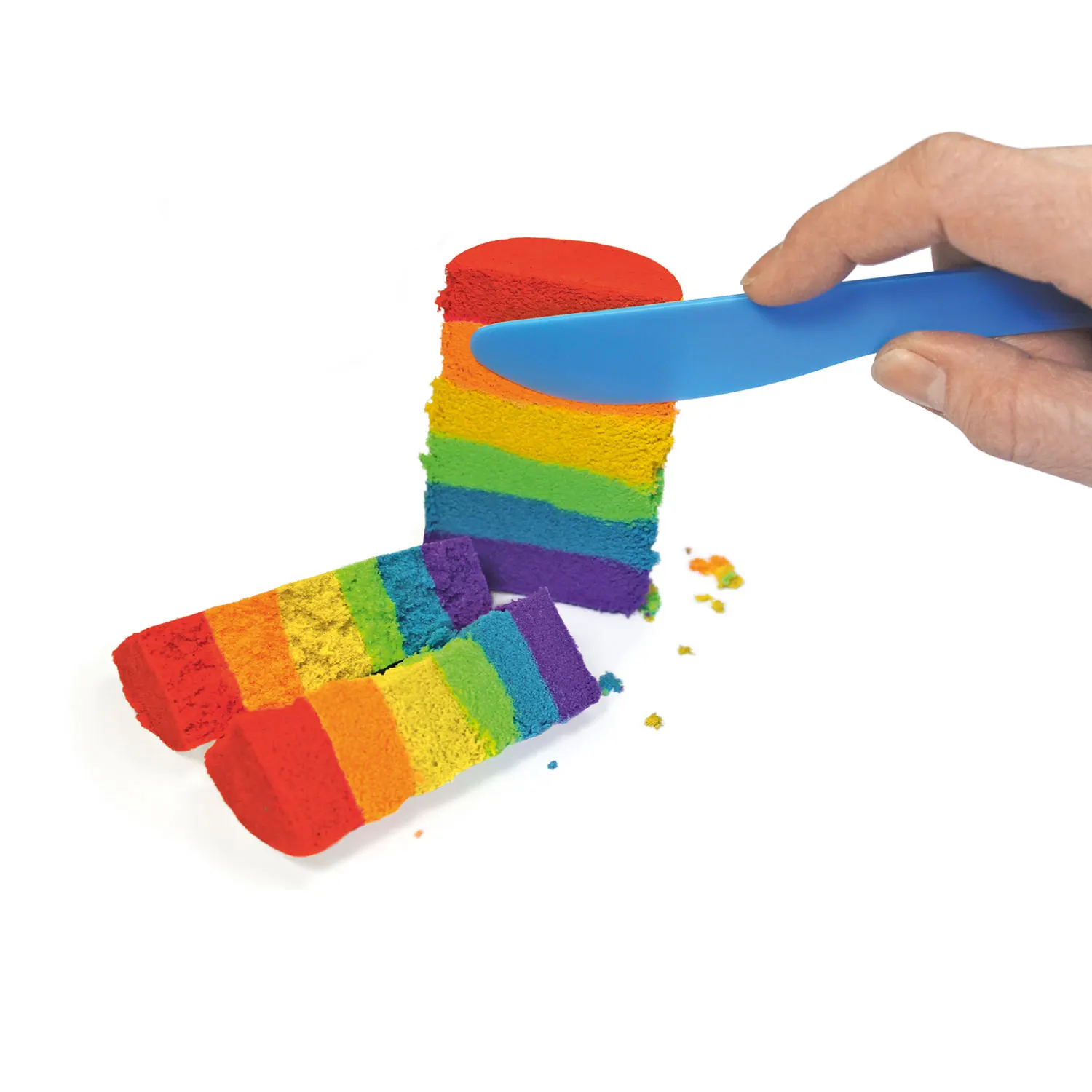 Sensory-Sand RAINBOW 5 kg - kinetische Fließeigenschaften-JH-products