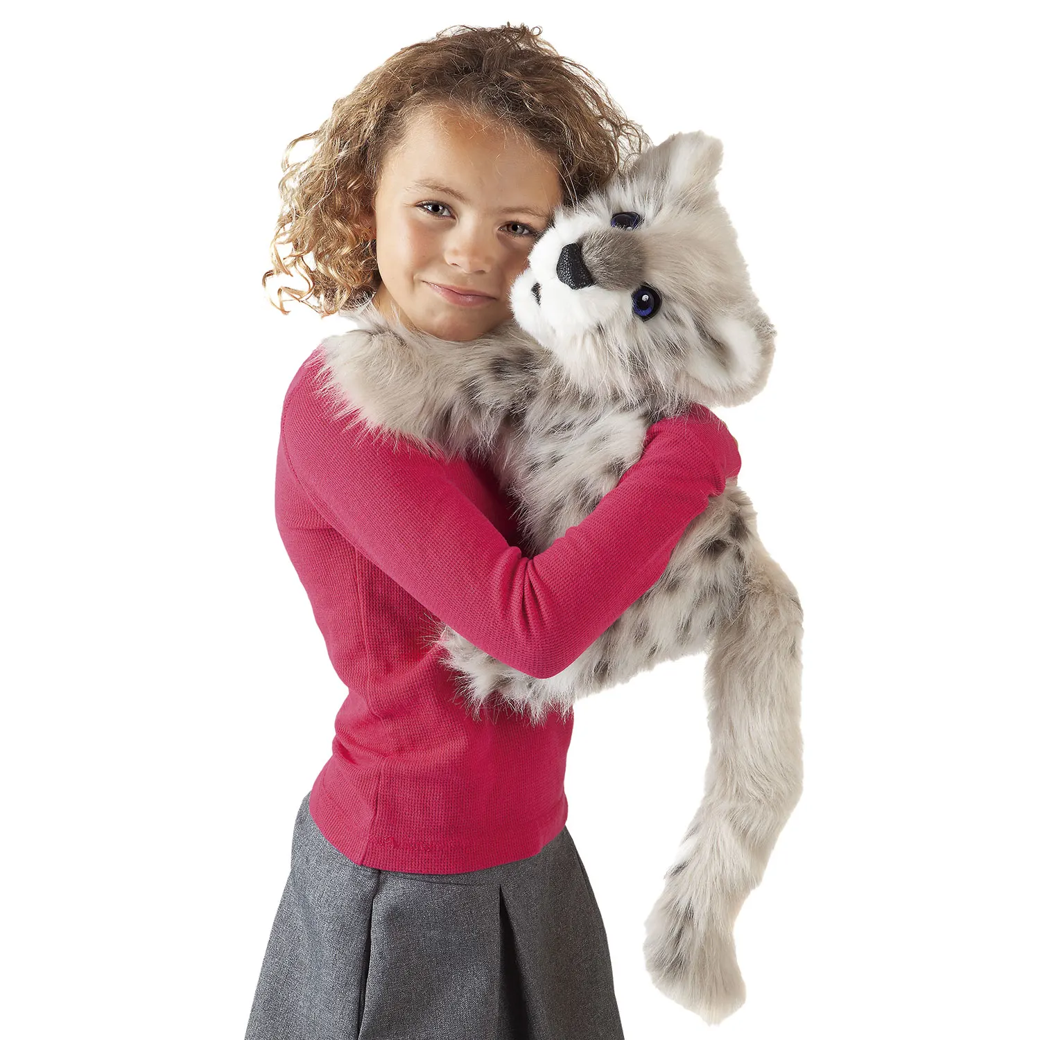 Baby Schneeleopard / Snow Leopard Cub Baby Schneeleopard / Snow Leopard Cub-Folkmanis® Handpuppen