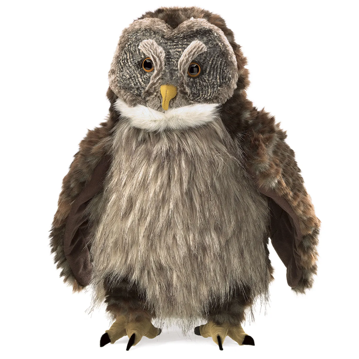 Eule mit „Huhu – Effekt" / Hooting Owl Eule mit „Huhu – Effekt" / Hooting Owl-Folkmanis® Puppets