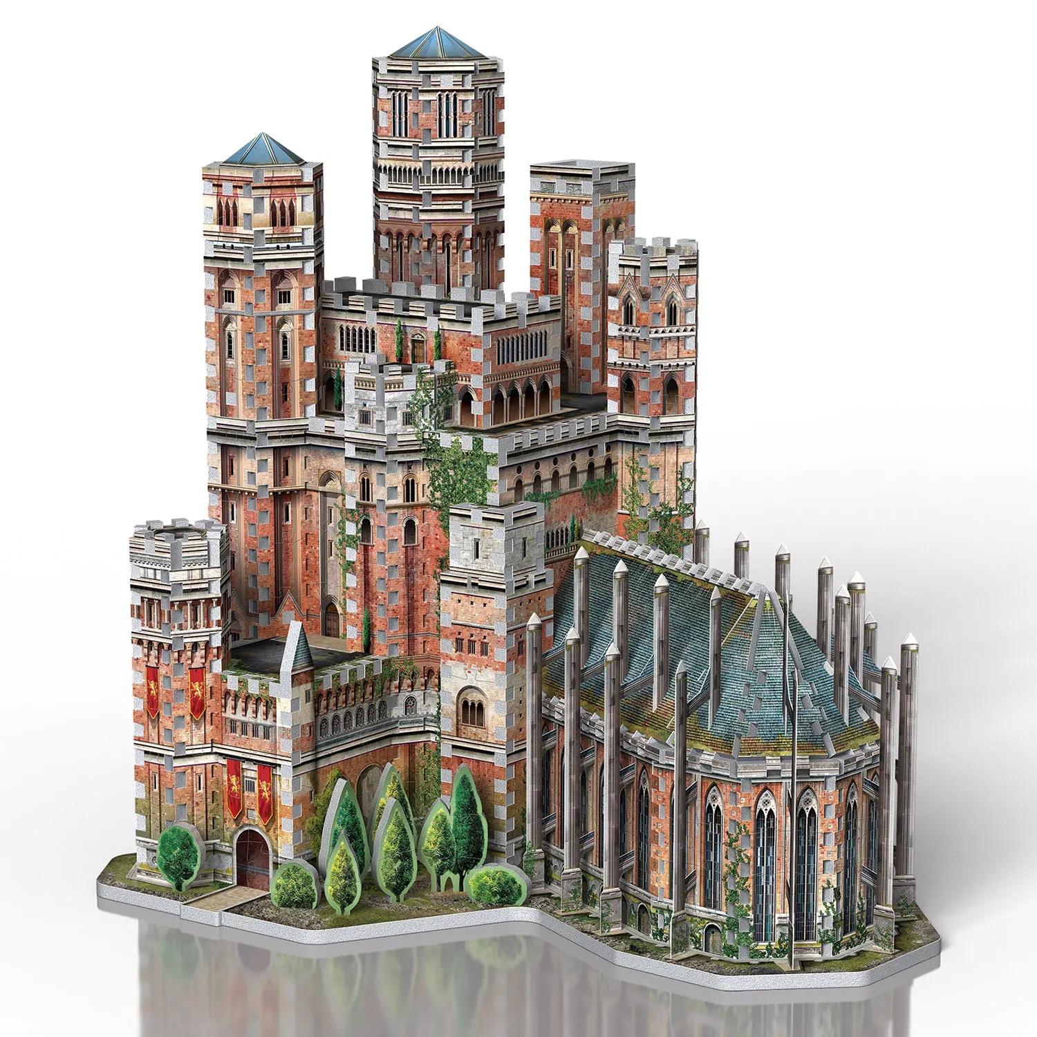 Roter Bergfried / The Red Keep - Game of Thrones Roter Bergfried / The Red Keep - Game of Thrones-Wrebbit-3D Puzzles
