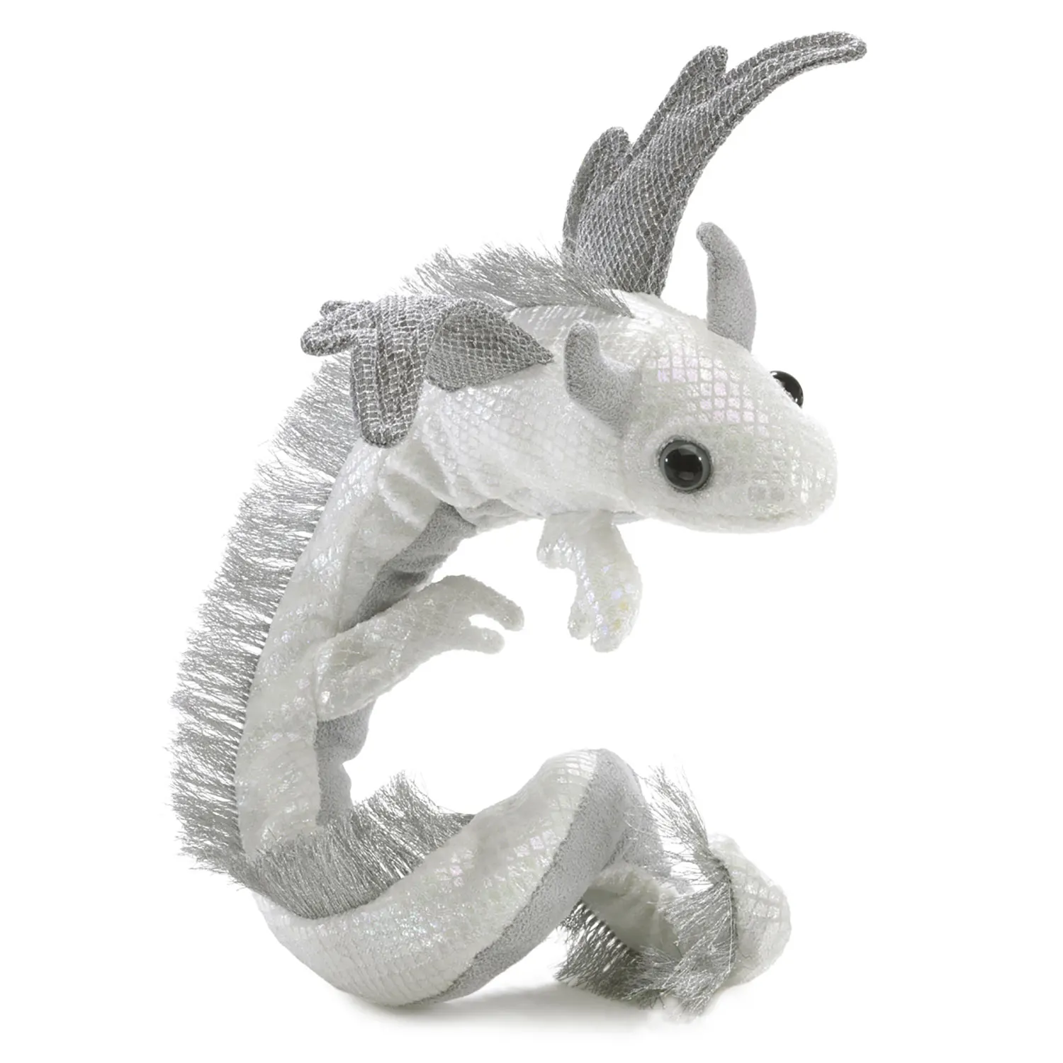 Drachenarmband weiß / Pearl Dragon Wristlet Drachenarmband weiß / Pearl Dragon Wristlet-Folkmanis® Puppets