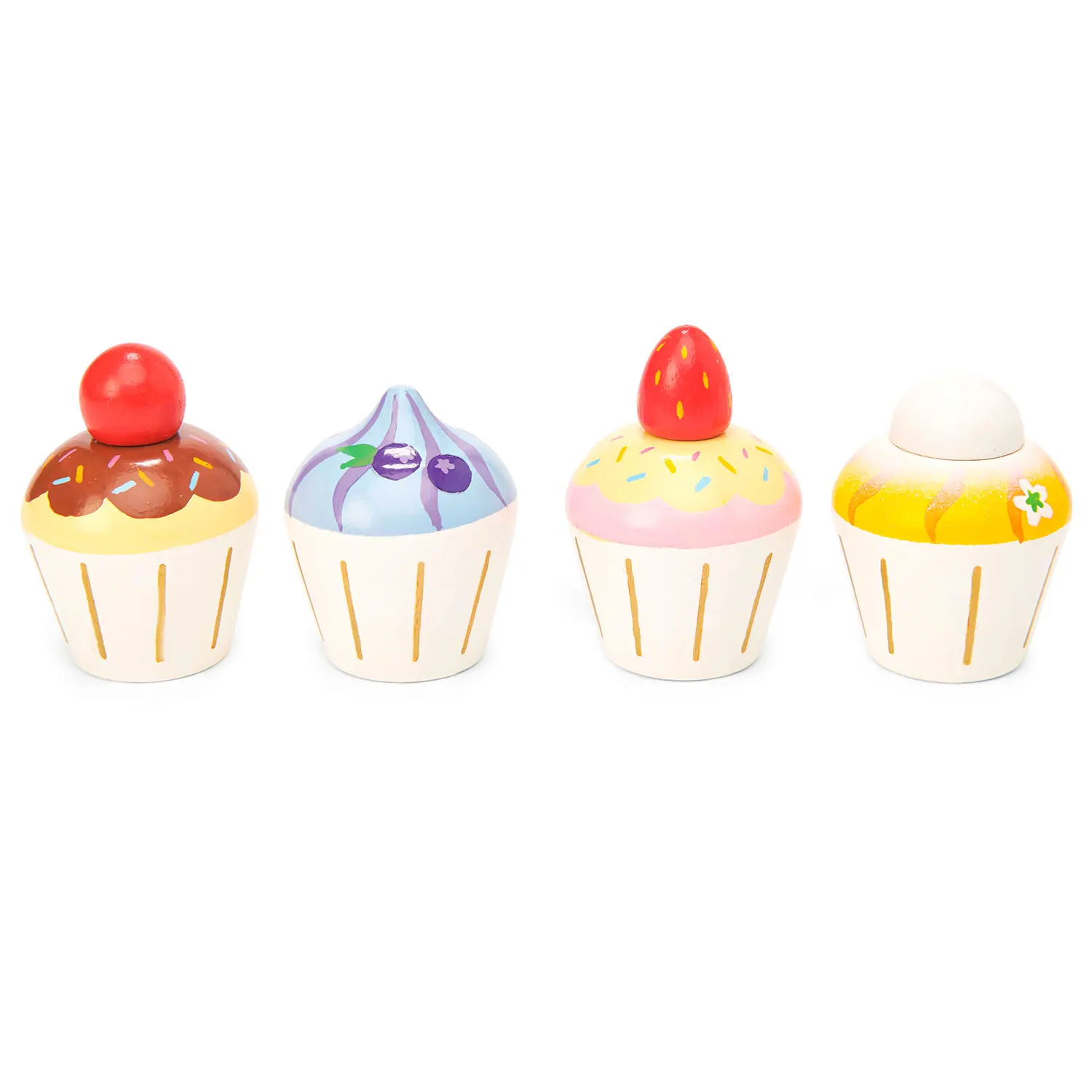 Cupcakes / Wooden Cupcake Play Food Set Cupcakes / Wooden Cupcake Play Food Set-Le Toy Van (LTV)