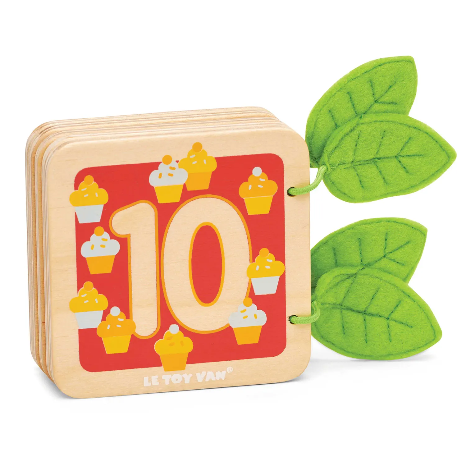 Holzbuch - Zahlen lernen 1 bis 10 / 123 Numbers Wooden Book Holzbuch - Zahlen lernen 1 bis 10 / 123 Numbers Wooden Book-Le Toy Van (LTV)