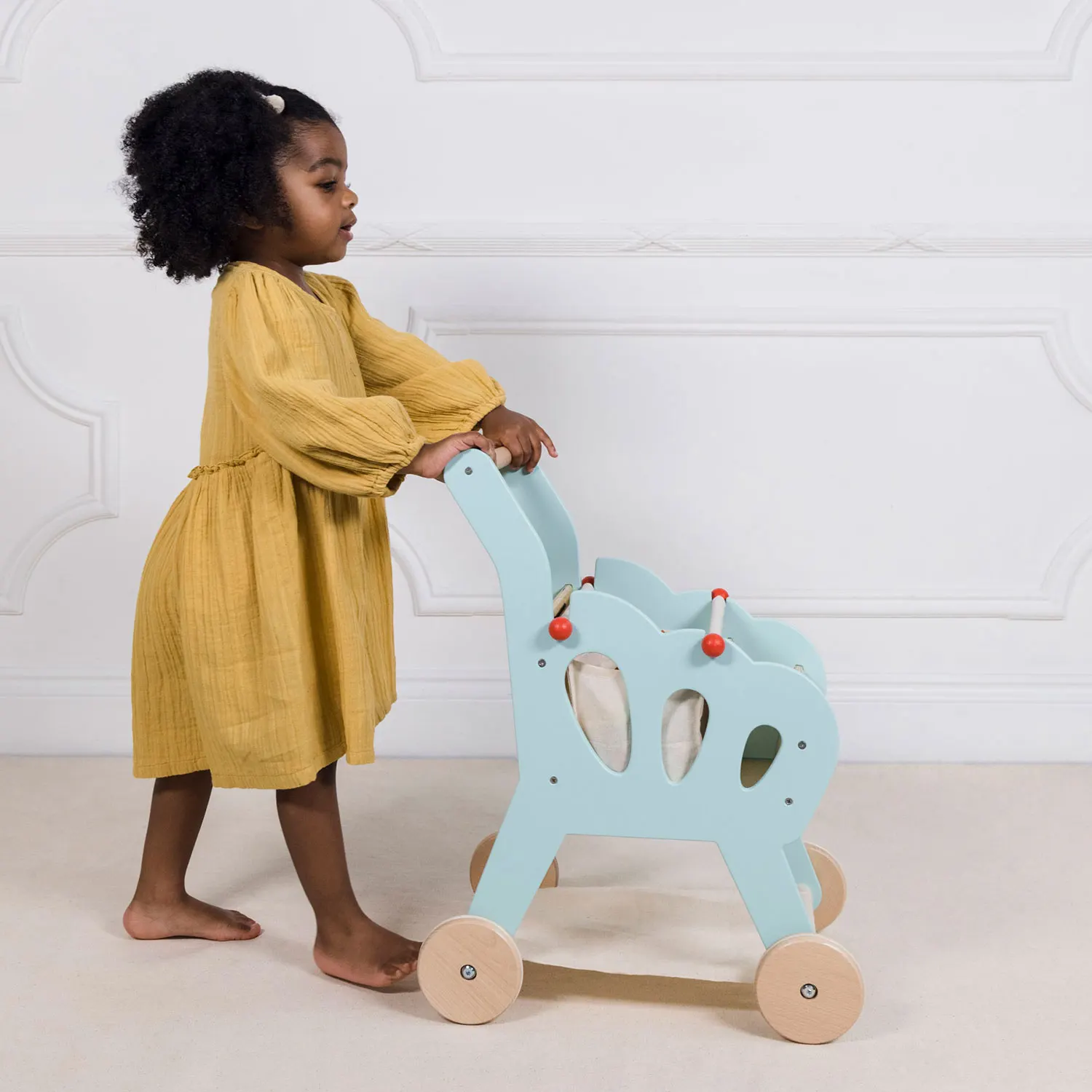Einkaufswagen (mit abnehmbarer Stofftasche) / Shopping Grocery Trolley & Bag-Le Toy Van (LTV)