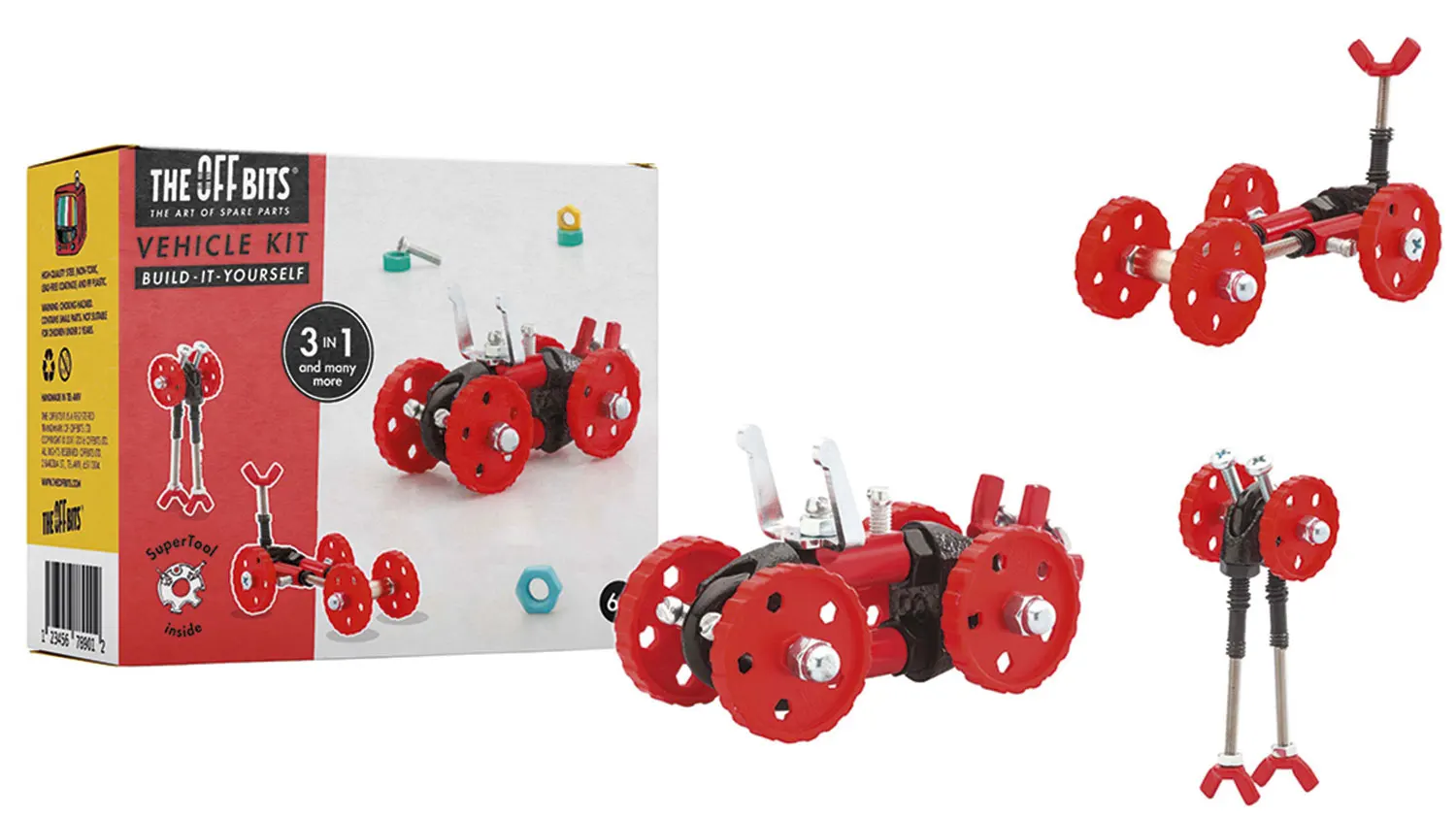 Vehicle Kit - Red Car - FormulaBit-TheOffbits