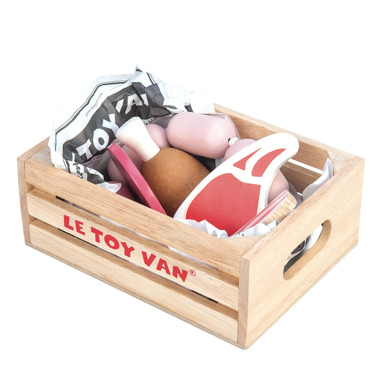 Fleischwaren Marktkiste / Butchers Meat Wooden Market Crate - 2022