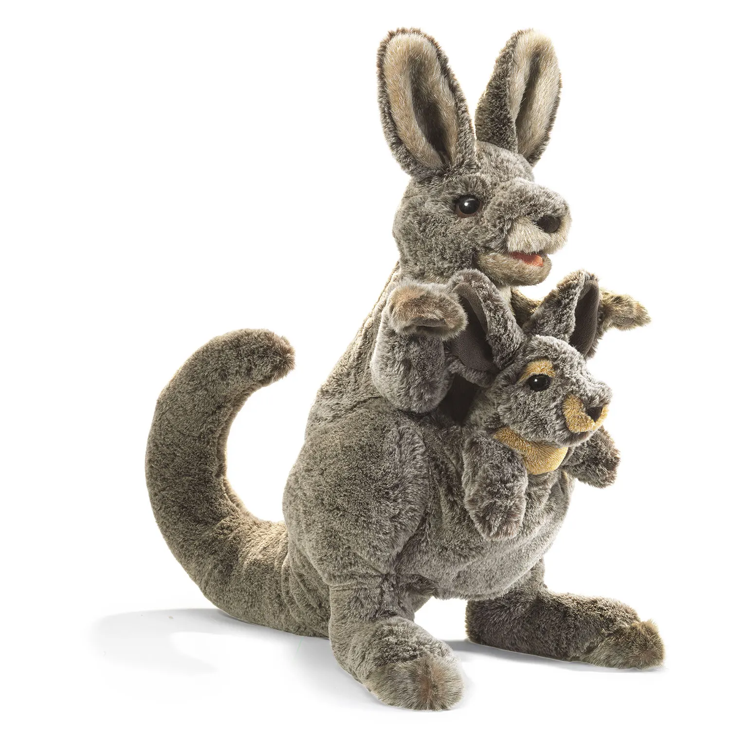 Känguru mit Baby / Kangaroo with Joey Känguru mit Baby / Kangaroo with Joey-Folkmanis® Puppets