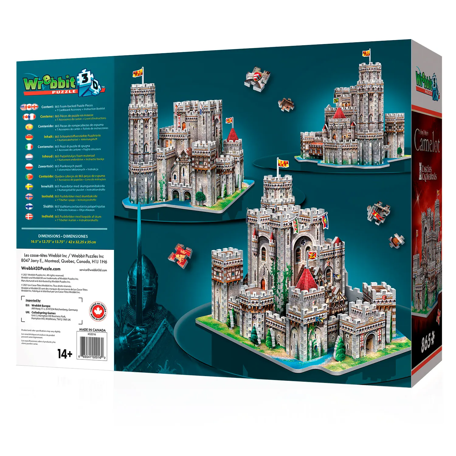 King Arthur´s Camelot-Wrebbit-3D Puzzles