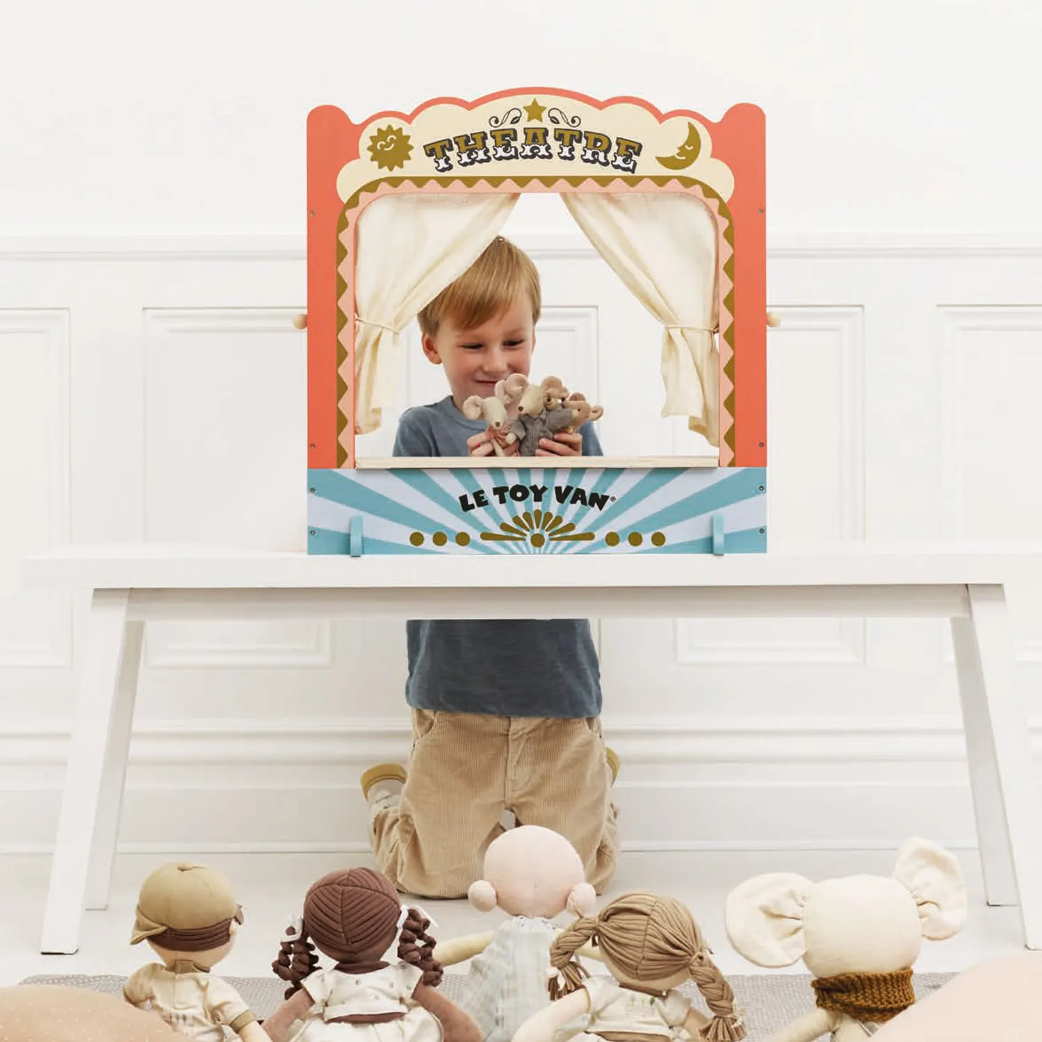Tabletop Puppet Wooden Theatre