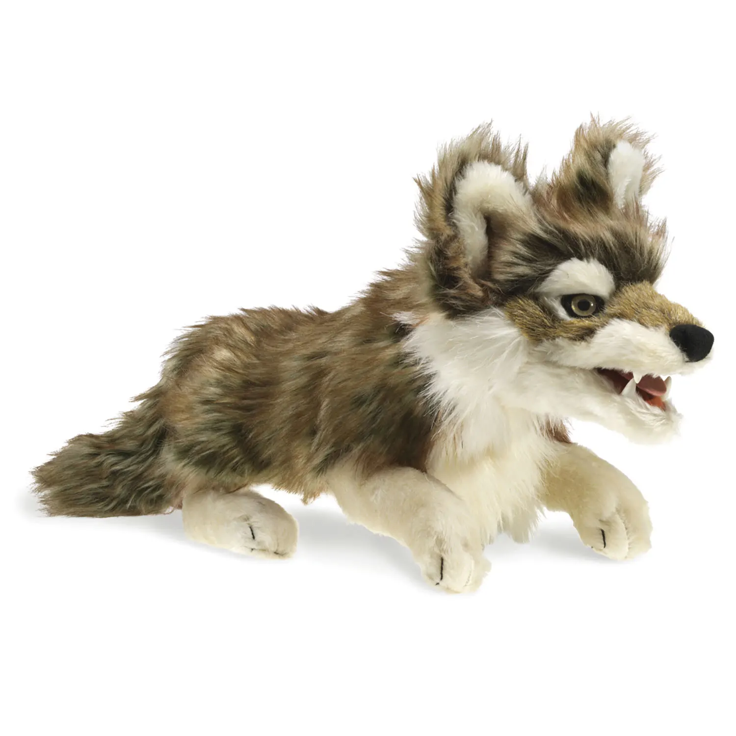 Grauwolf / Wolf, Grey Grauwolf / Wolf, Grey-Folkmanis® Puppets