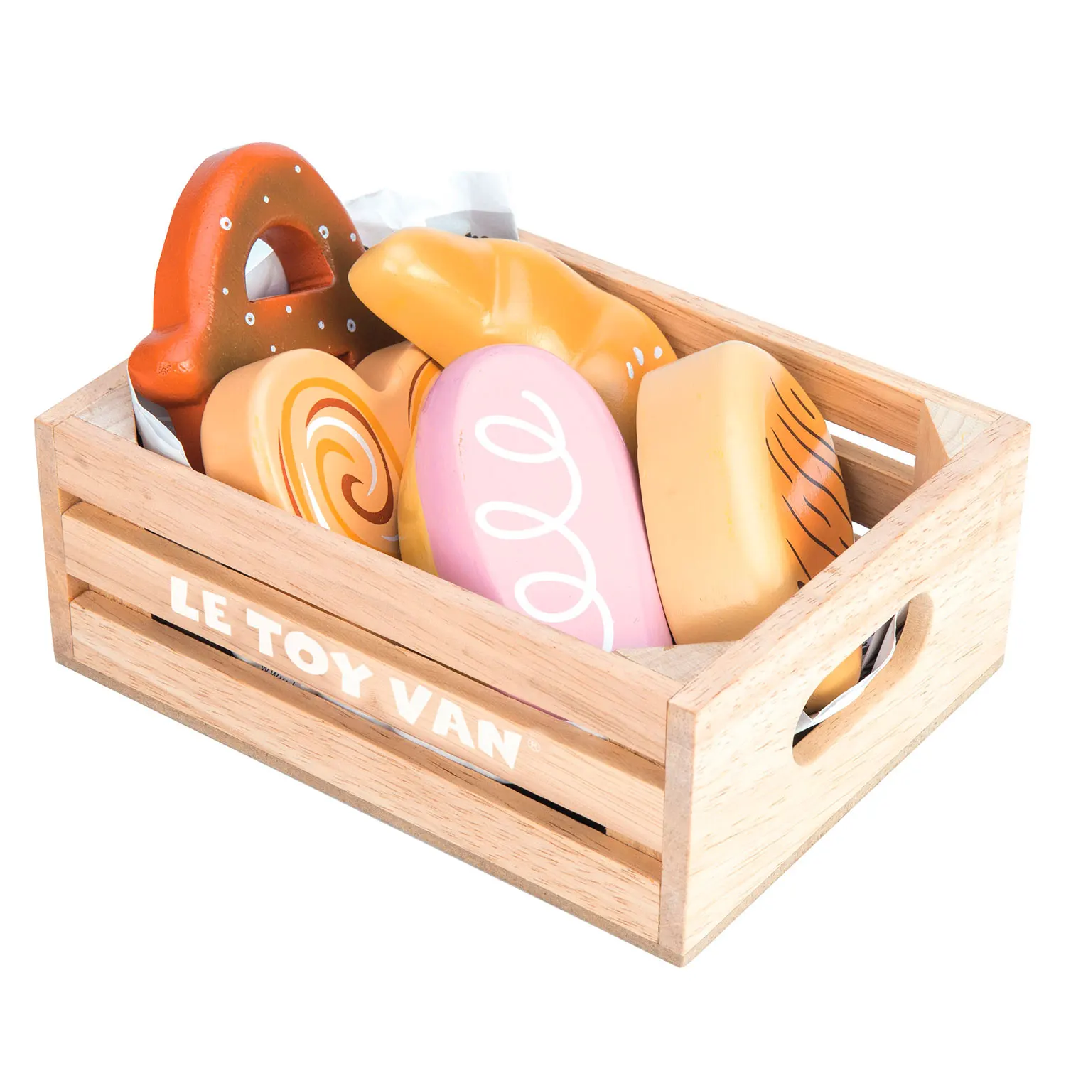 Backwaren Marktkiste / Bakery & Patisserie Wooden Market Crate, 2022 Backwaren Marktkiste / Bakery & Patisserie Wooden Market Crate, 2022-Le Toy Van (LTV)