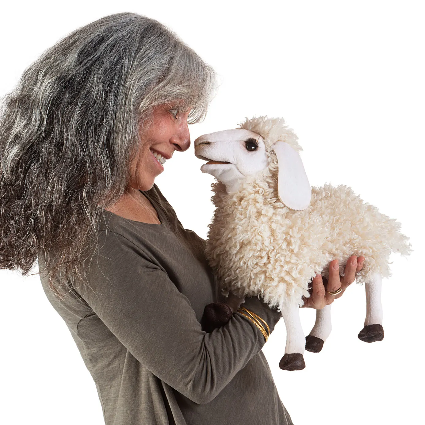 Wolliges Schaf / Wooly Sheep-Folkmanis® Puppets