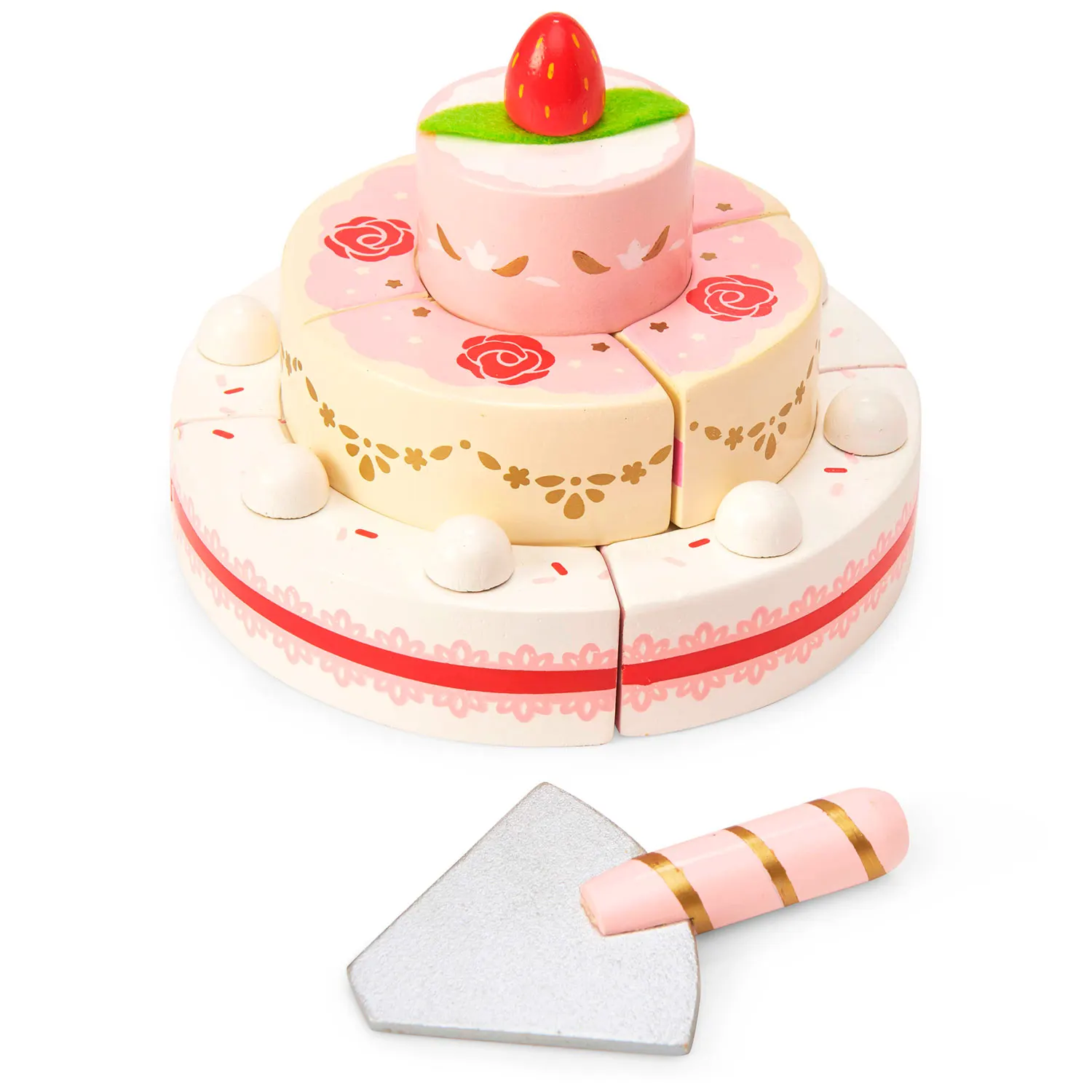 Hochzeitstorte mit Erdbeeren / Sliceable Wedding Cake Hochzeitstorte mit Erdbeeren / Sliceable Wedding Cake-Le Toy Van (LTV)