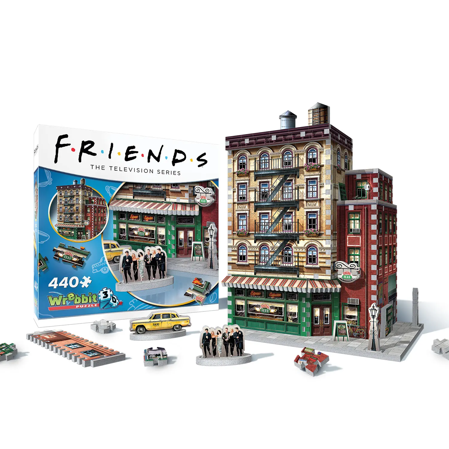 Friends - Central Perk (440 Teile) - 3D-Puzzle-Wrebbit-3D Puzzles