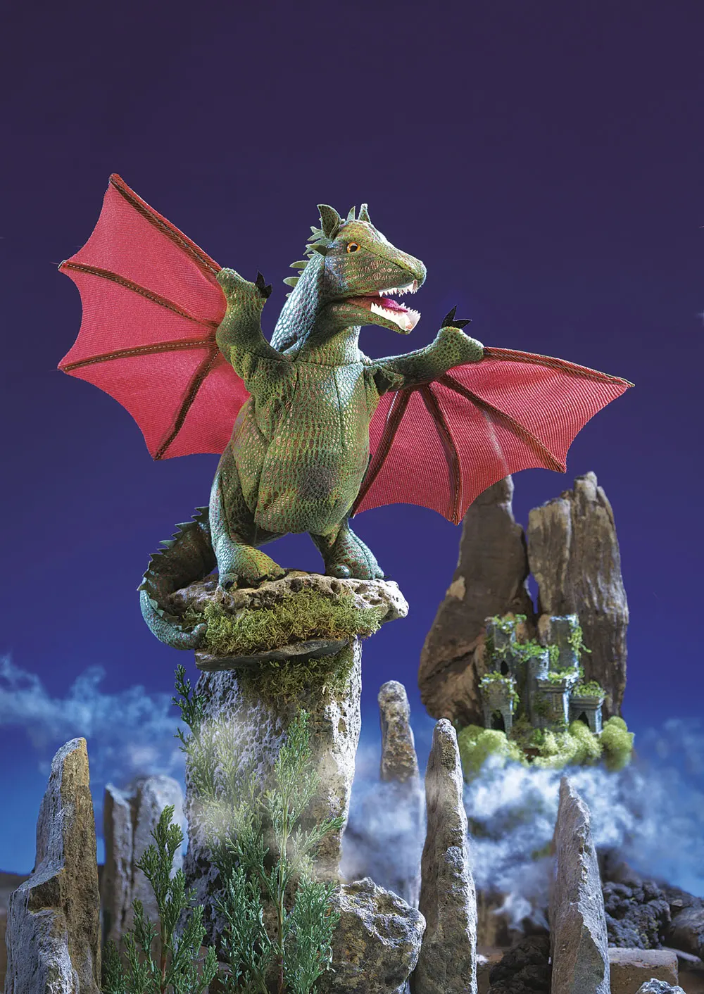 Drache mit Schwingen / Winged Dragon-Folkmanis® Puppets