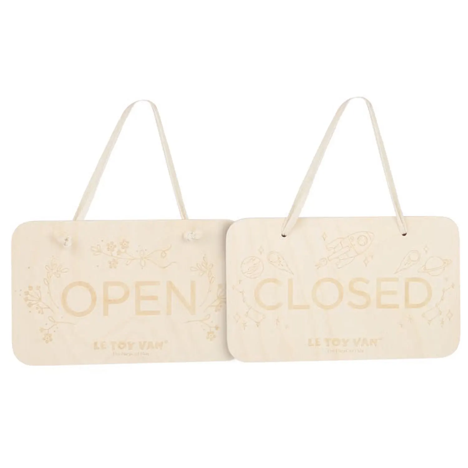 Open & Closed Sign-Le Toy Van (LTV)