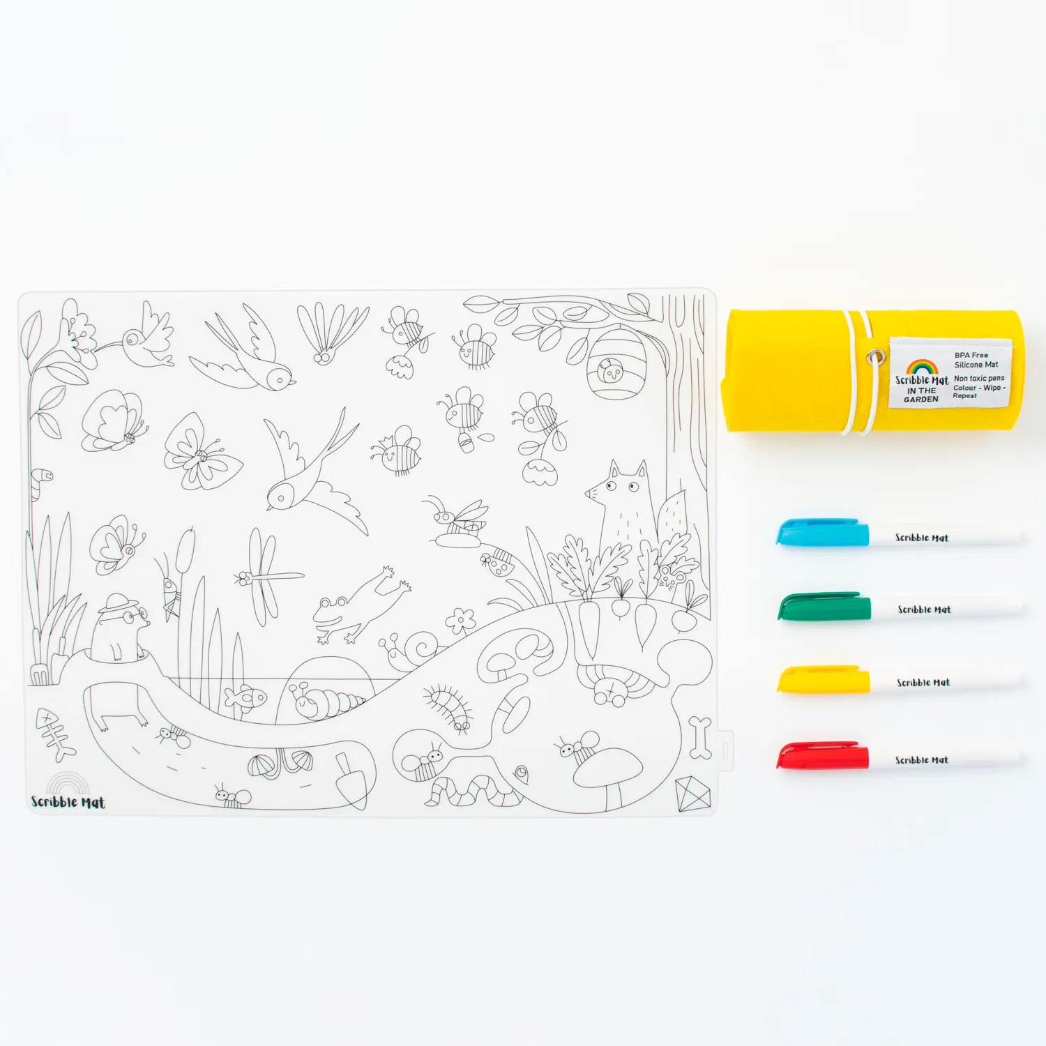 SCRIBBLE MAT – Garden