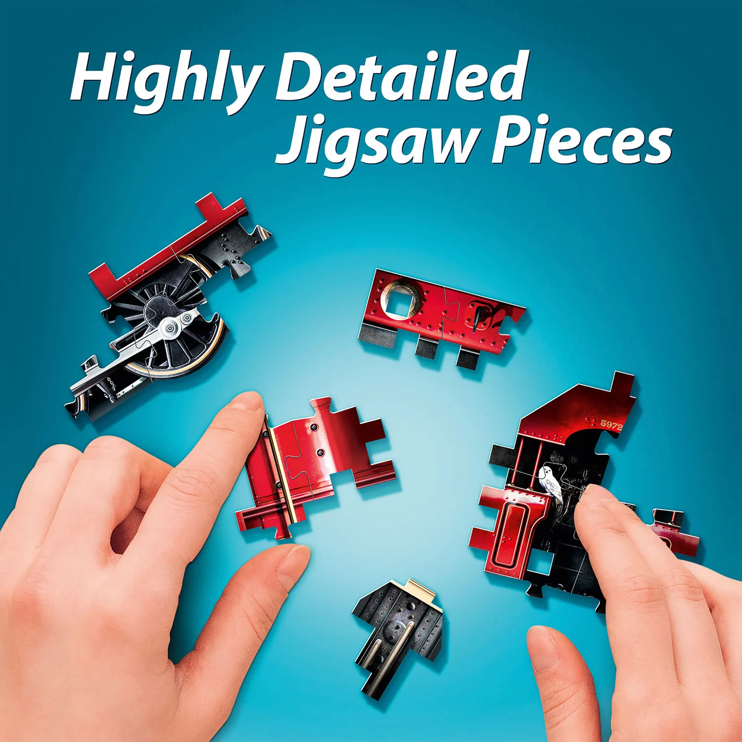 Hogwarts Express Mini Harry Potter/Hogwarts Express Train 155 pcs. 3D-Puzzle-Wrebbit-3D Puzzles