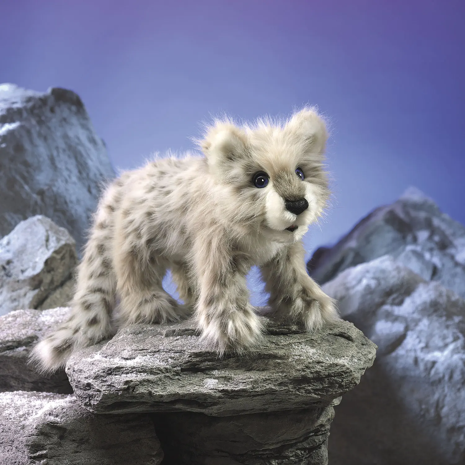 Baby Schneeleopard / Snow Leopard Cub Baby Schneeleopard / Snow Leopard Cub-Folkmanis® Puppets