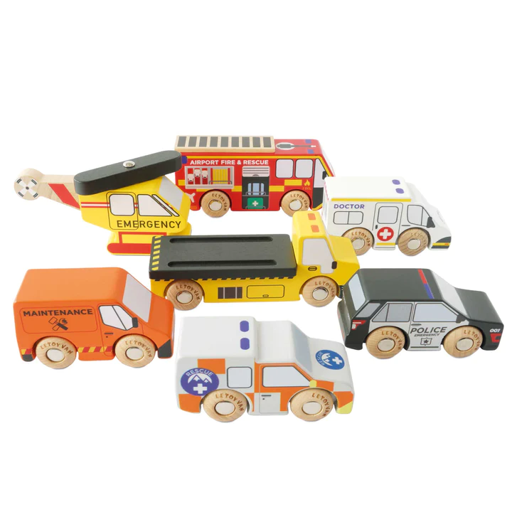 Rettungsfahreuge / Emergency Helicopter and Rescue Cars Rettungsfahreuge / Emergency Helicopter and Rescue Cars-Le Toy Van (LTV)