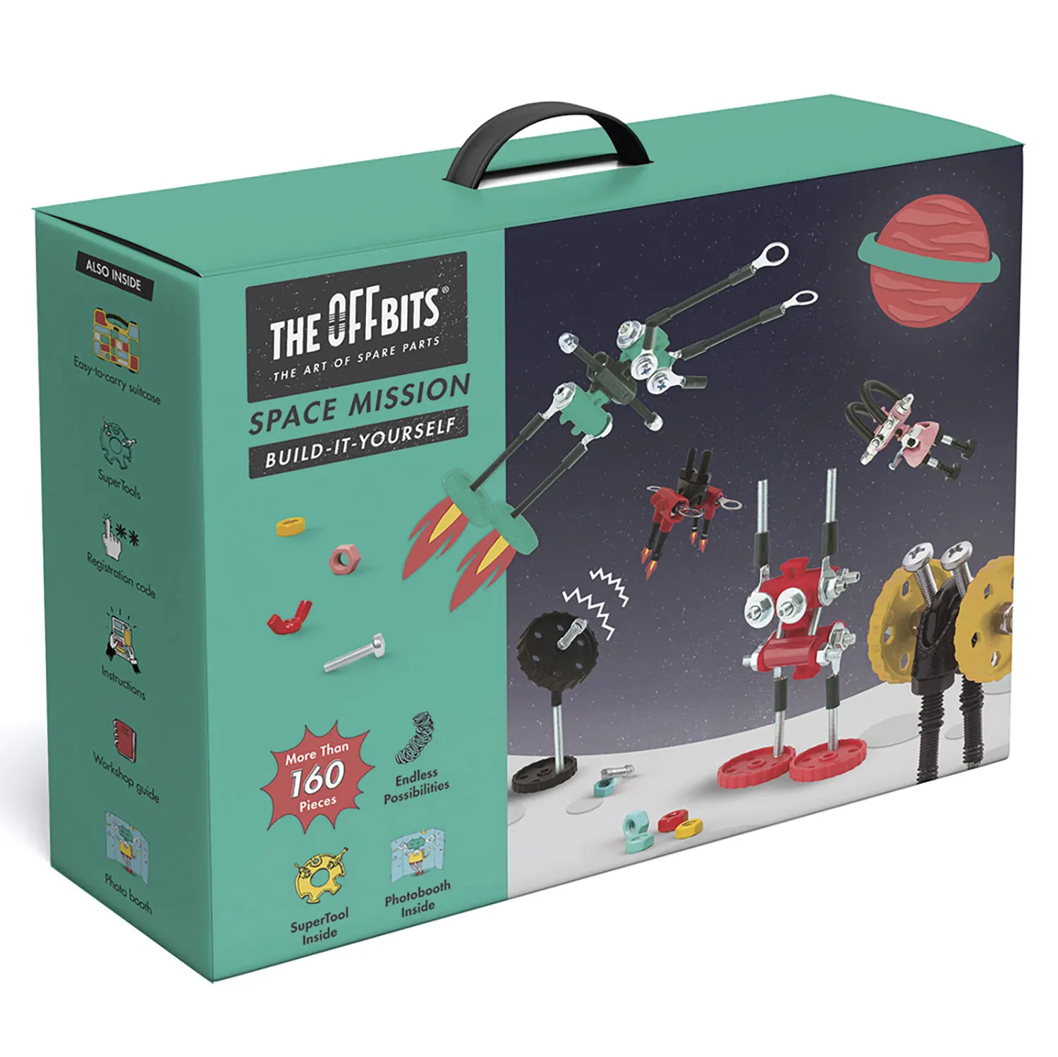 Space mission, suitcase pack more than 150 parts Space mission, suitcase pack more than 150 parts-TheOffbits