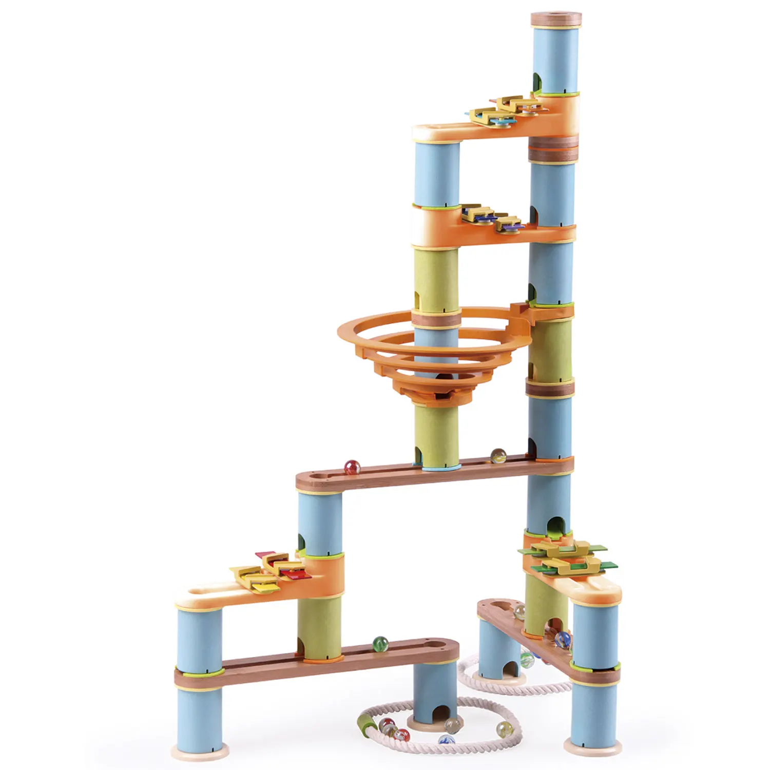 Kugelbahn: Bamboo Build & Run (98 pcs) MUSICAL Kugelbahn: Bamboo Build & Run (98 pcs) MUSICAL-JH-products