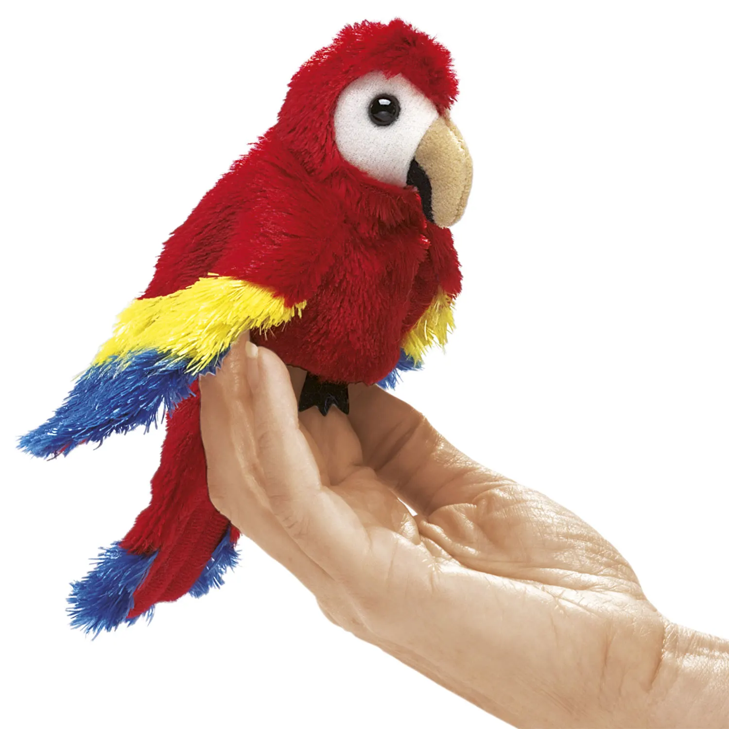 Mini Papagei / Mini Scarlet Macaw Mini Papagei / Mini Scarlet Macaw-Folkmanis® Puppets