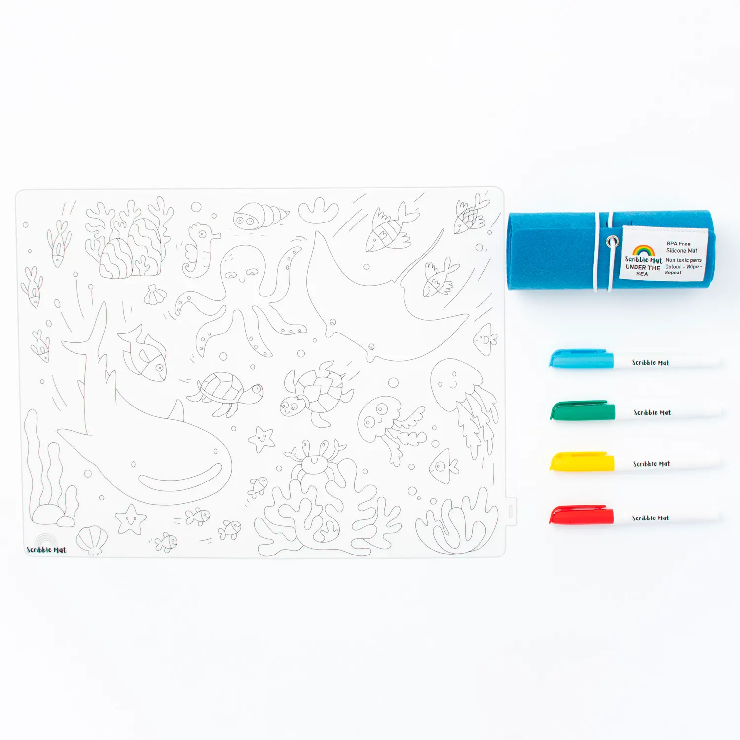 SCRIBBLE MAT – Under the sea SCRIBBLE MAT – Under the sea