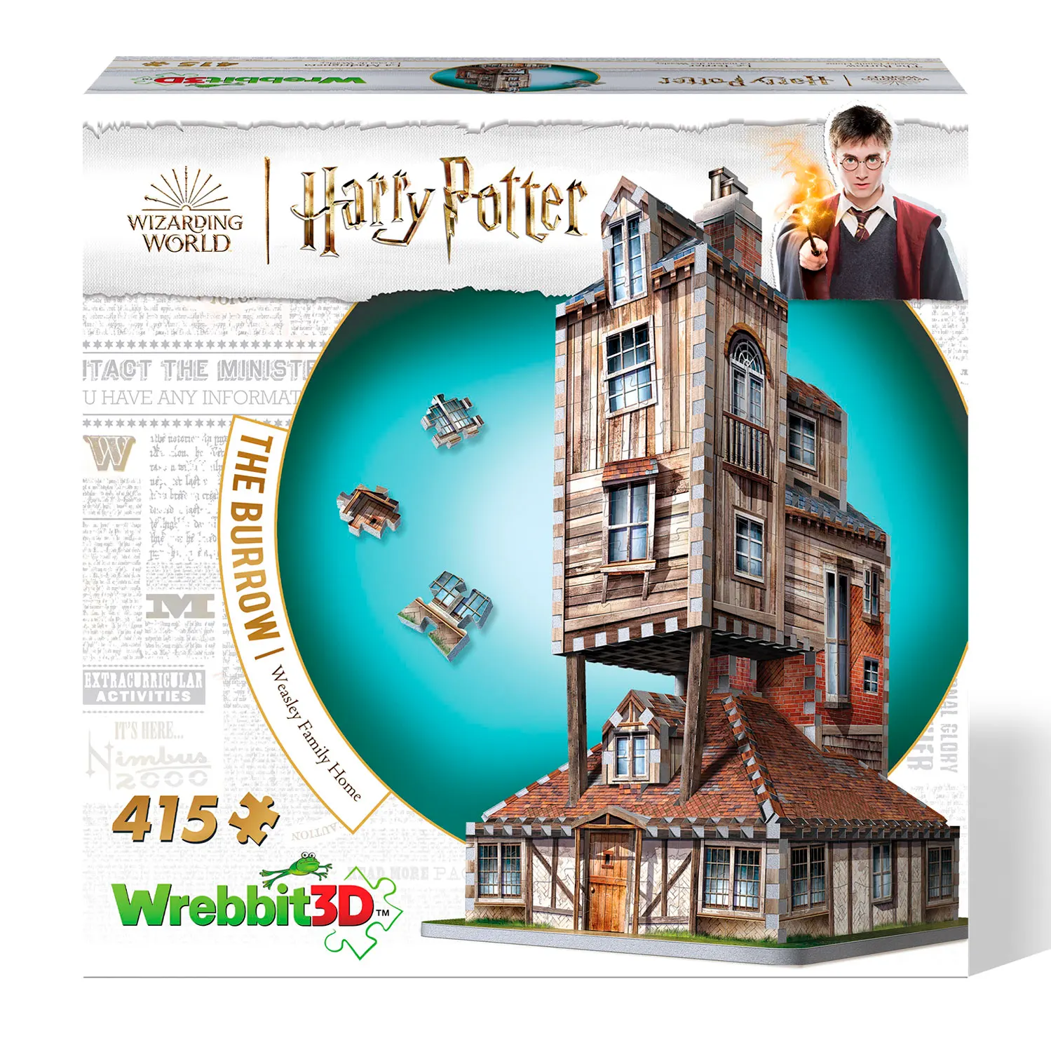 Fuchsbau - Harry Potter / The Burrow 415 pcs. 3D-Puzzle-Wrebbit-3D Puzzles