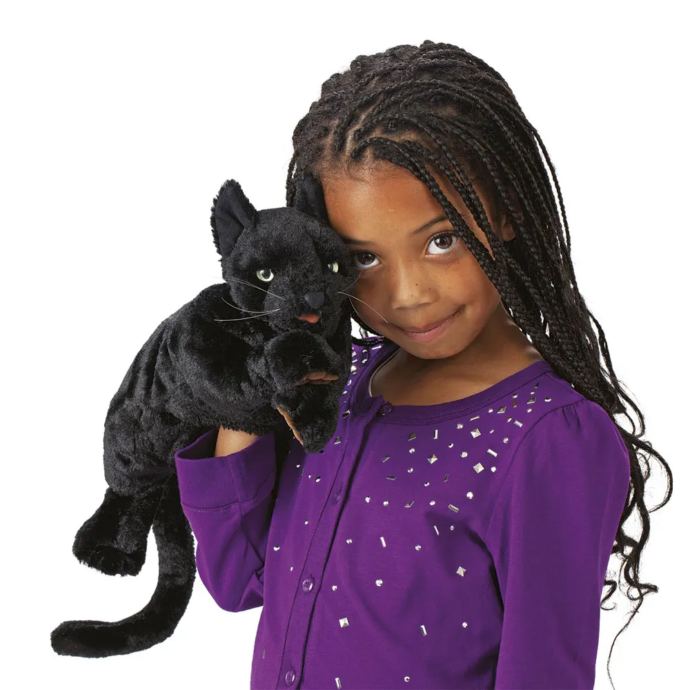Schwarze Katze / Black Cat Schwarze Katze / Black Cat-Folkmanis® Puppets