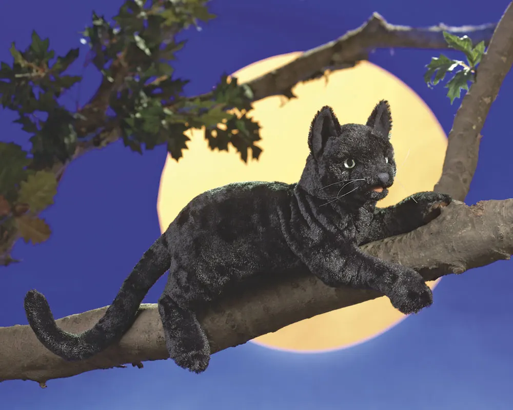 Schwarze Katze / Black Cat Schwarze Katze / Black Cat-Folkmanis® Puppets