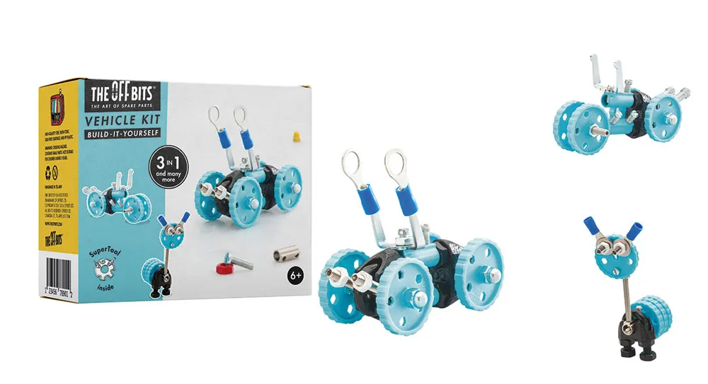 Vehicle Kit - Blue Car - GearBit Vehicle Kit - Blue Car - GearBit-TheOffbits