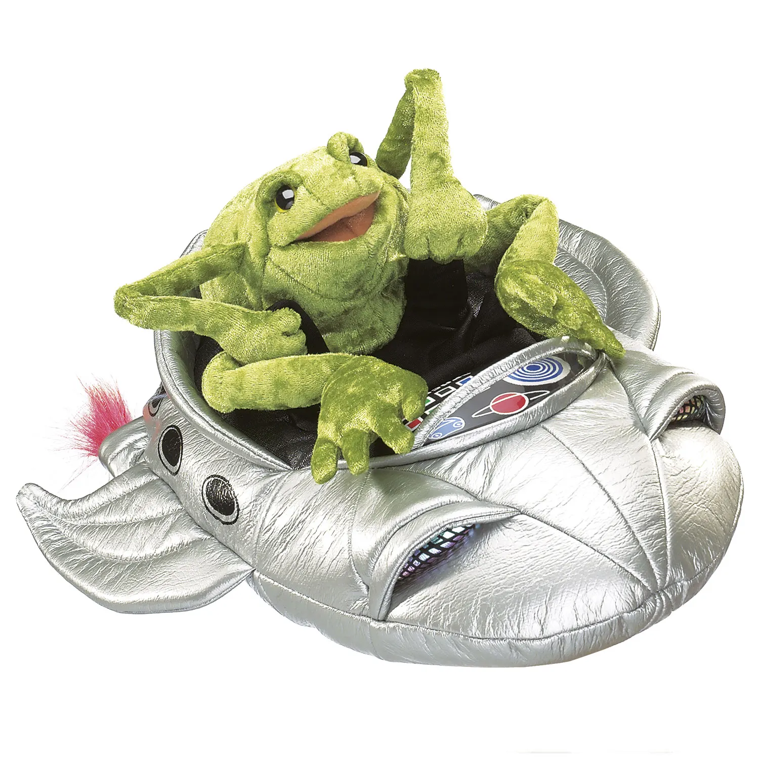 Frosch im Raumschiff / Frog in Spaceship-Folkmanis® Puppets