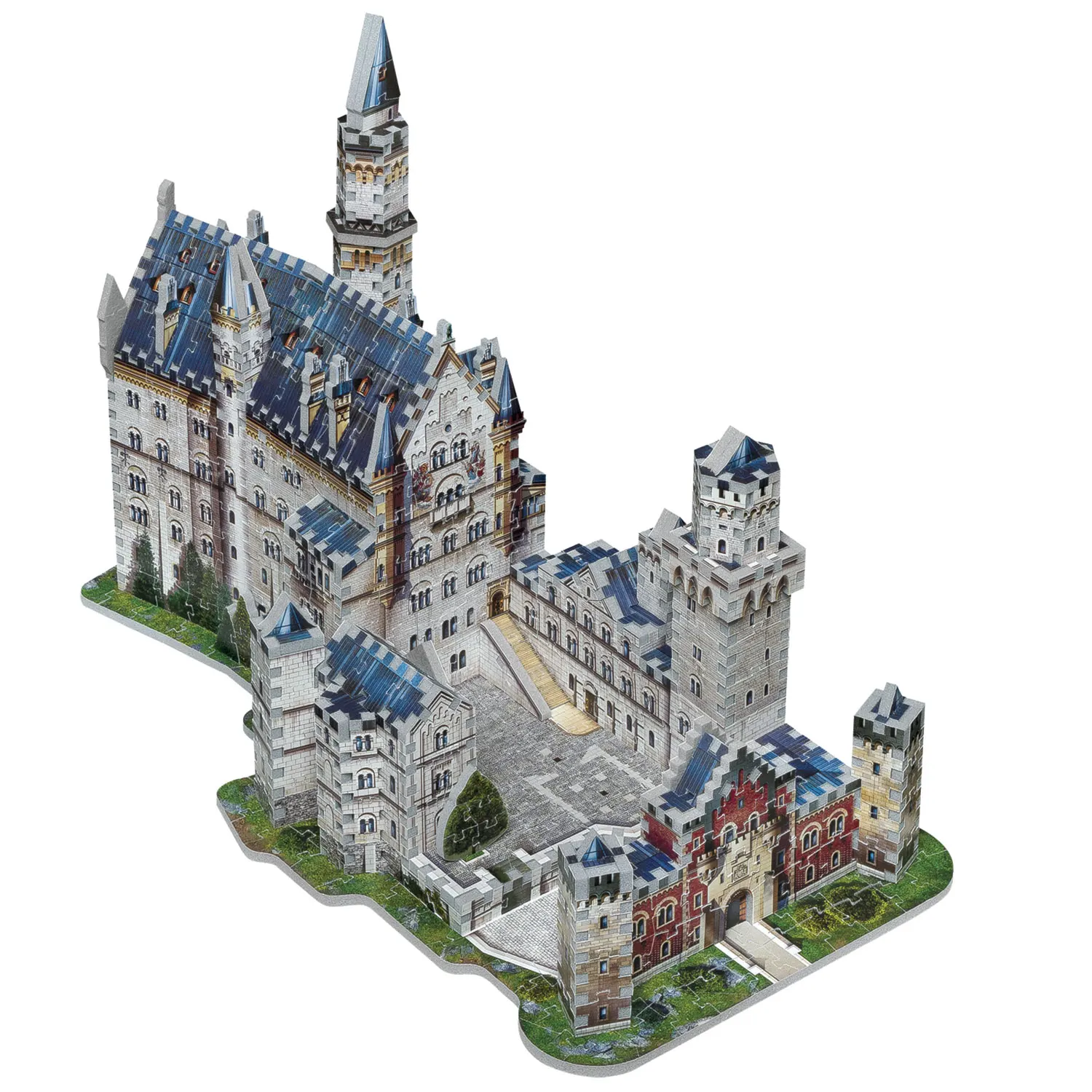 Schloss Neuschwanstein - Neuschwanstein Castle / 3D-Puzzle-Wrebbit-3D Puzzles