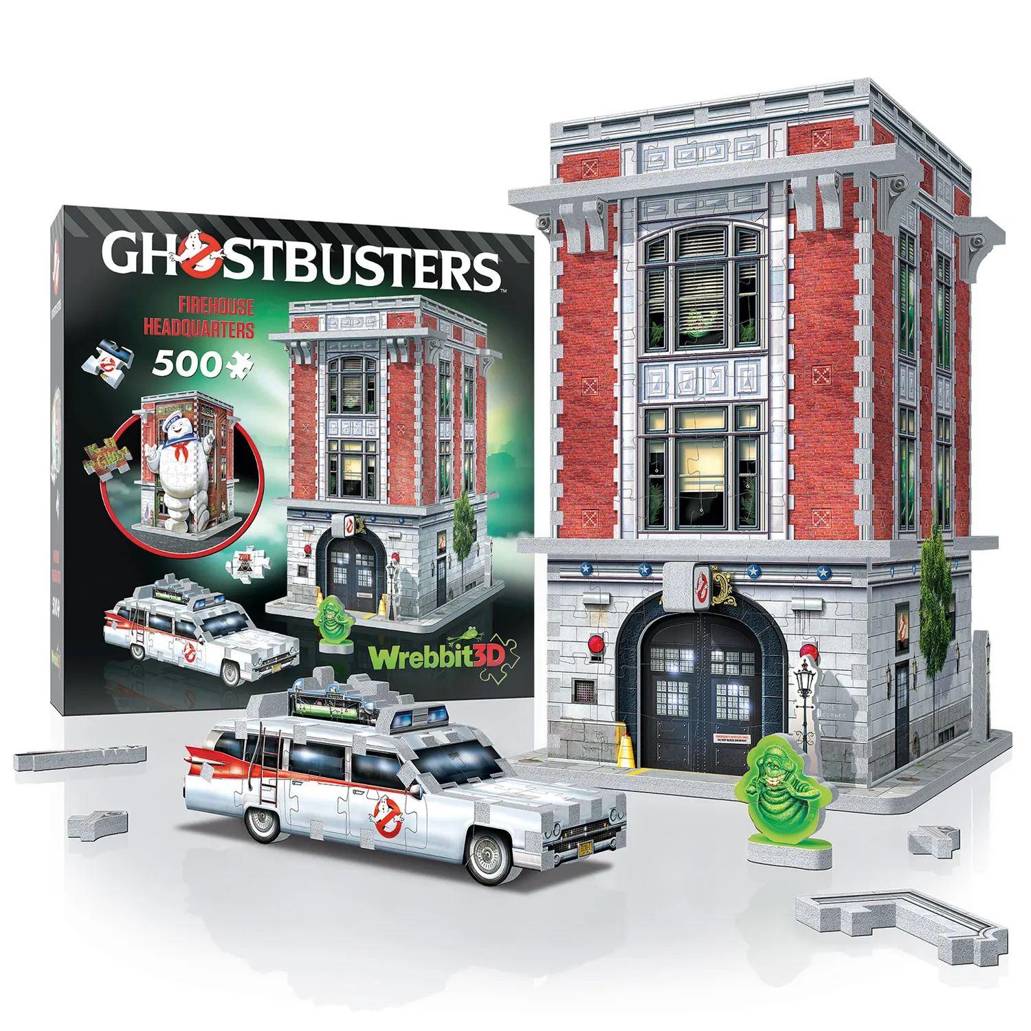 GHOSTBUSTERS FireHouse HQ (500Teile) - 3D-Puzzle GHOSTBUSTERS FireHouse HQ (500Teile) - 3D-Puzzle-Wrebbit-3D Puzzles