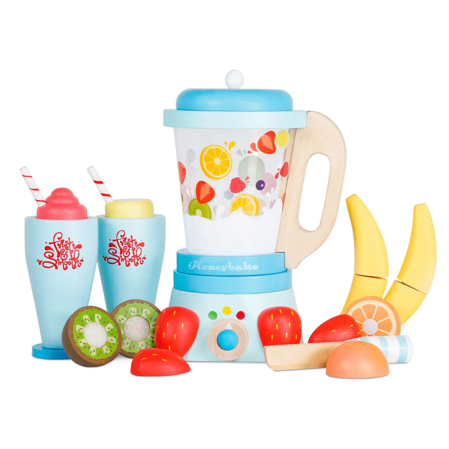 Frucht-Smoothy - Mixer Set / Fruit & Smoothie Blender Set Frucht-Smoothy - Mixer Set / Fruit & Smoothie Blender Set-Le Toy Van (LTV)