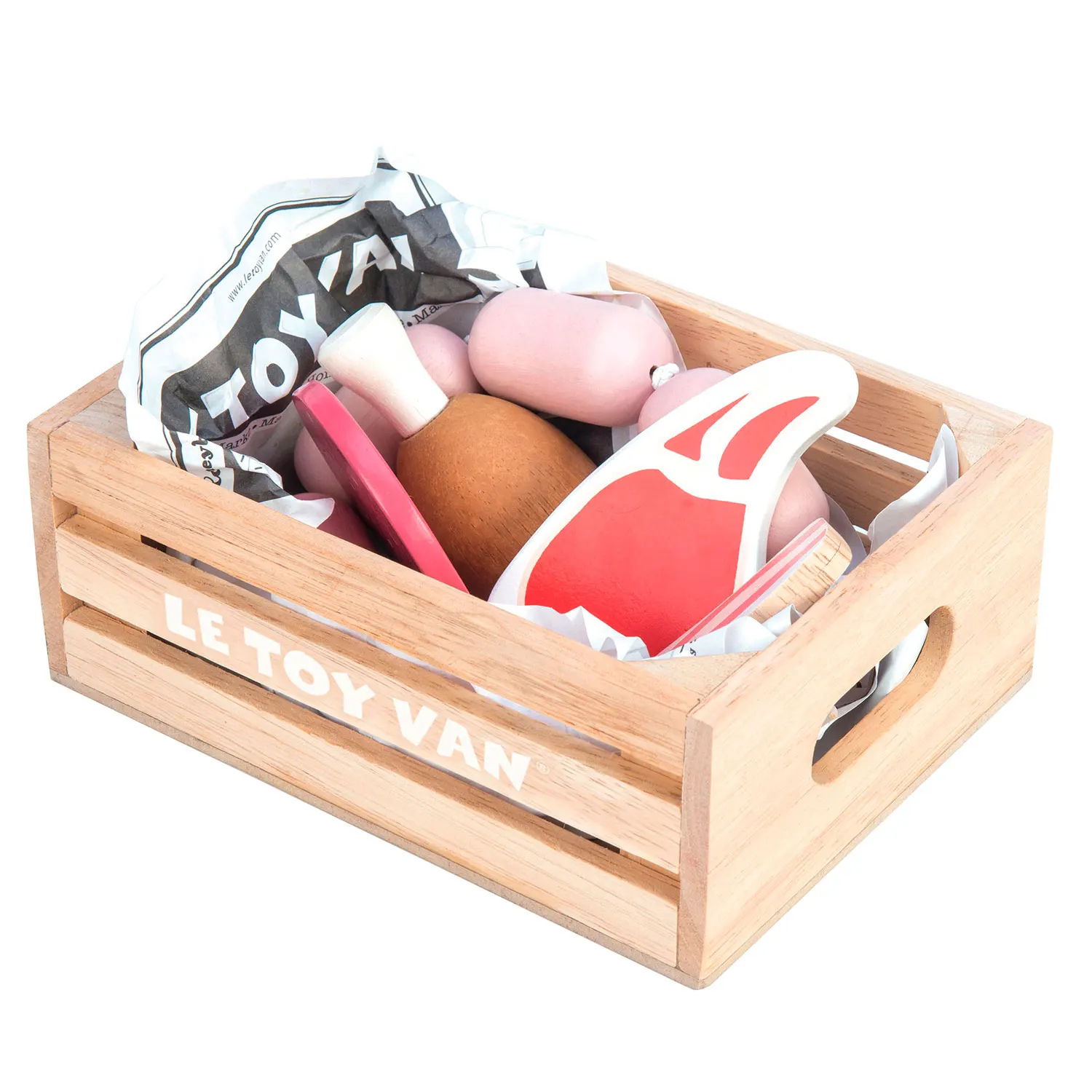 Fleischwaren Marktkiste / Butchers Meat Wooden Market Crate - 2022 Fleischwaren Marktkiste / Butchers Meat Wooden Market Crate - 2022-Le Toy Van (LTV)