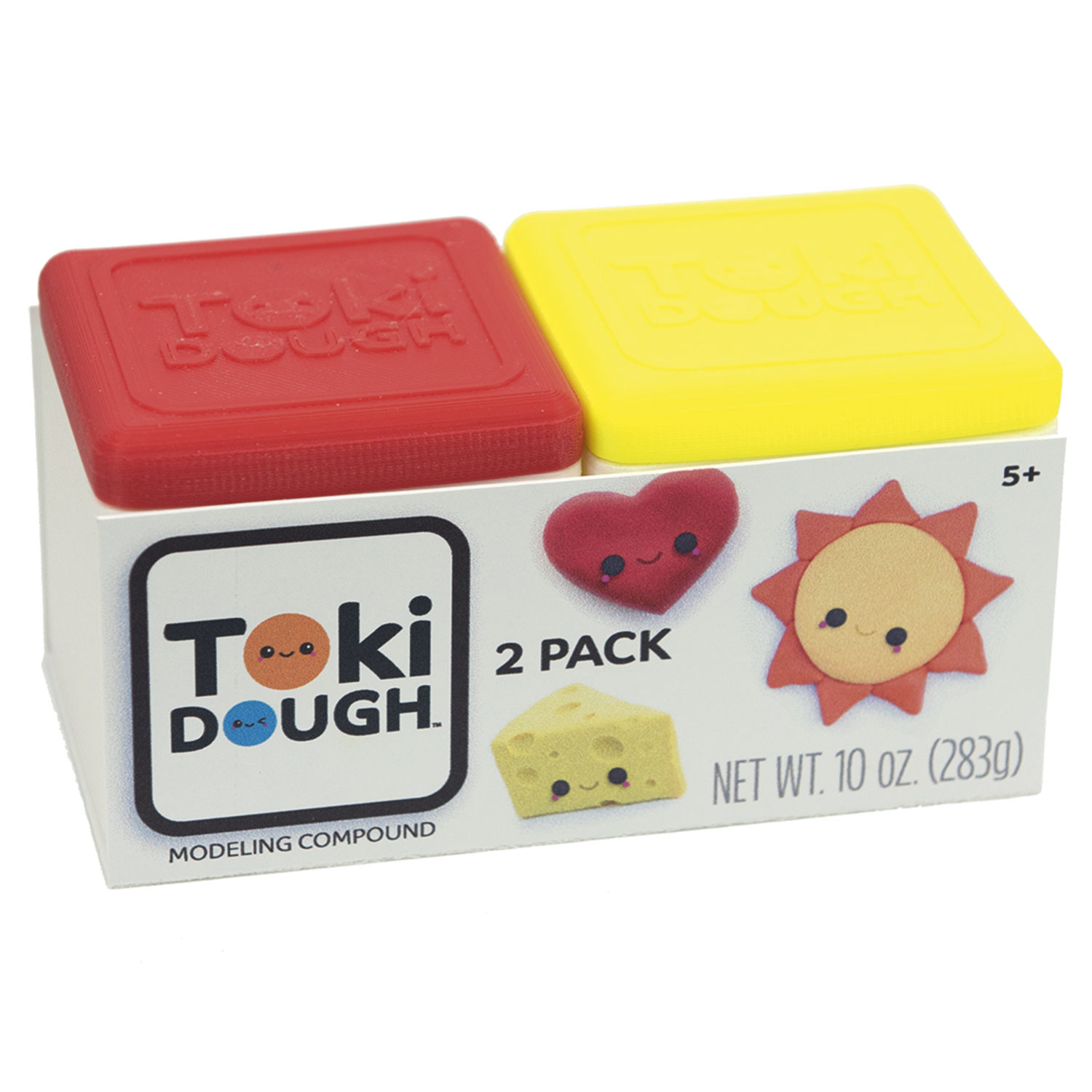 Toki Dough 2-Pack Assortment Red/Yellow & Blue/Green