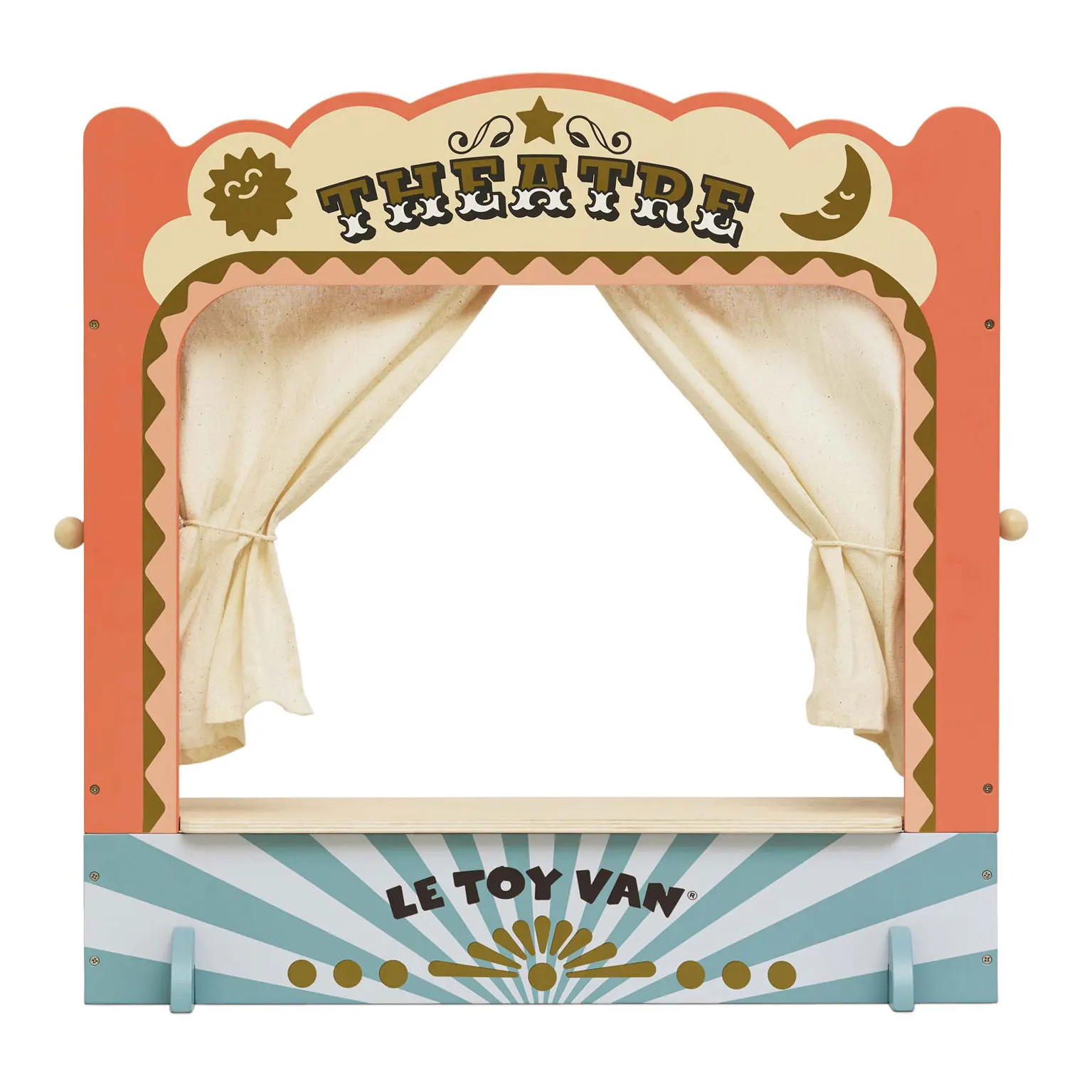 Tabletop Puppet Wooden Theatre / Tischtheater Bühne