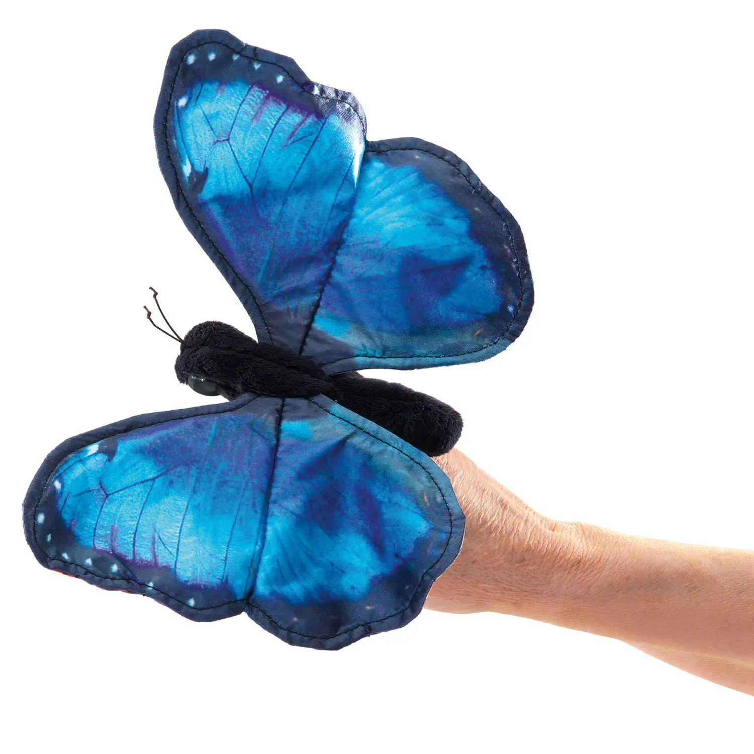Blue Morpho Butterfly / Blauer Morphofalter-Folkmanis® Puppets