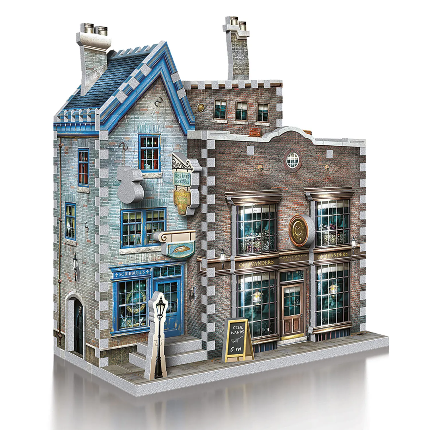 Ollivander’s Zauberstabladen Harry Potter/Ollivander’s Wand Shop 295 pcs. Ollivander’s Zauberstabladen Harry Potter/Ollivander’s Wand Shop 295 pcs.-Wrebbit-3D Puzzles