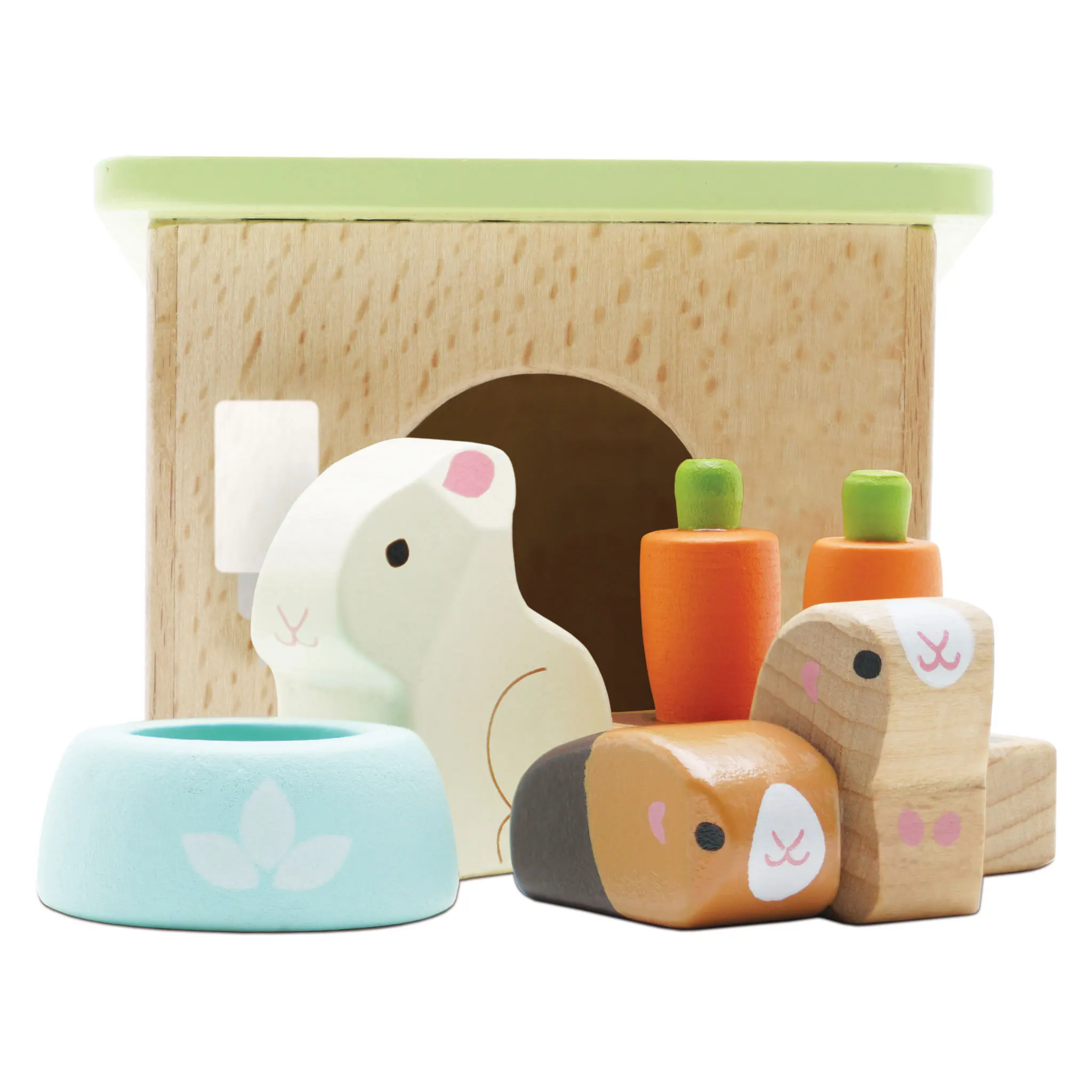 Hase & Meerschweinchen / Bunny & Guinea Pet Animal Set (New Look) Hase & Meerschweinchen / Bunny & Guinea Pet Animal Set (New Look)-Le Toy Van (LTV)