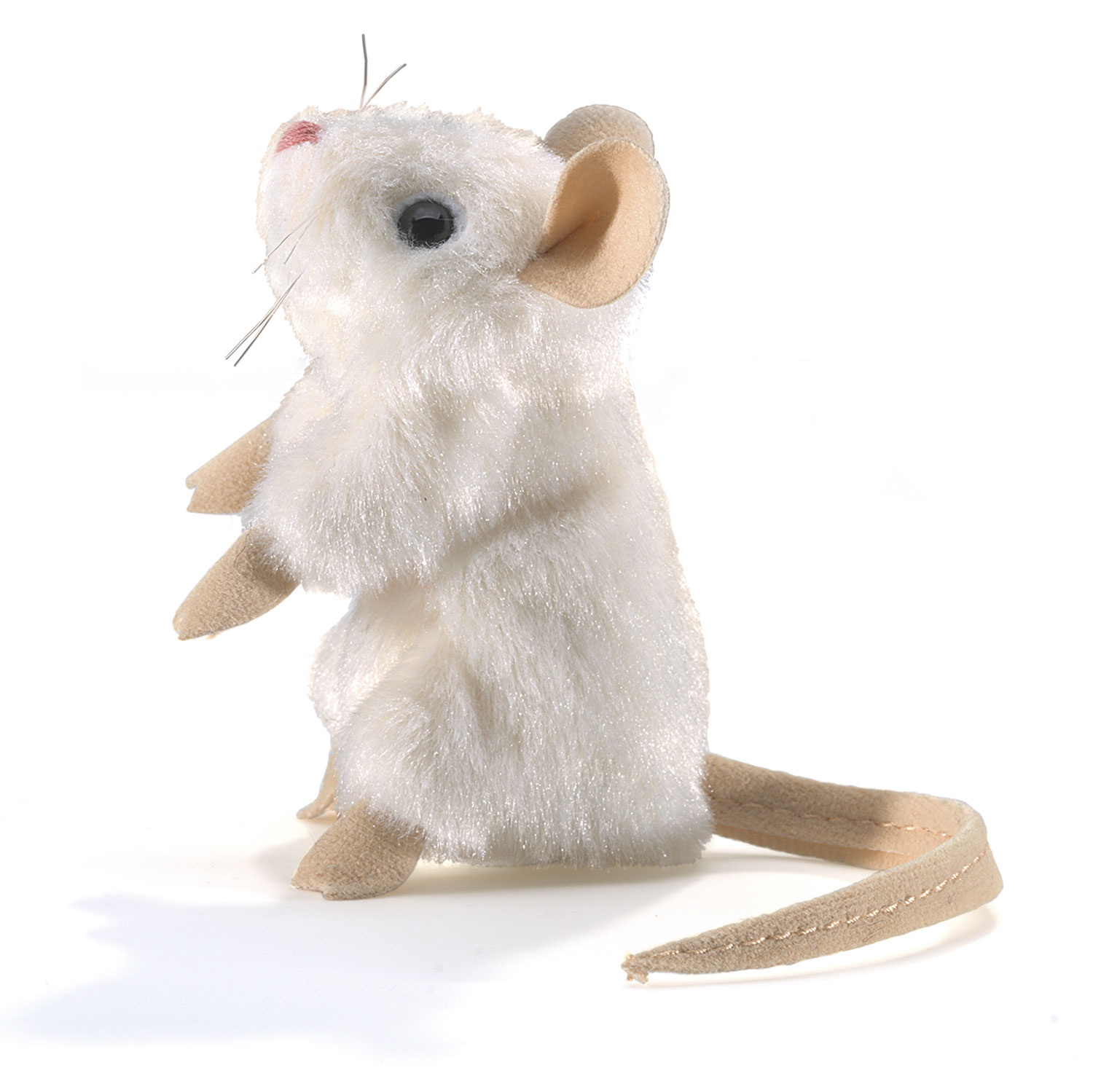 Mini white Mouse / Mini Maus, weiß