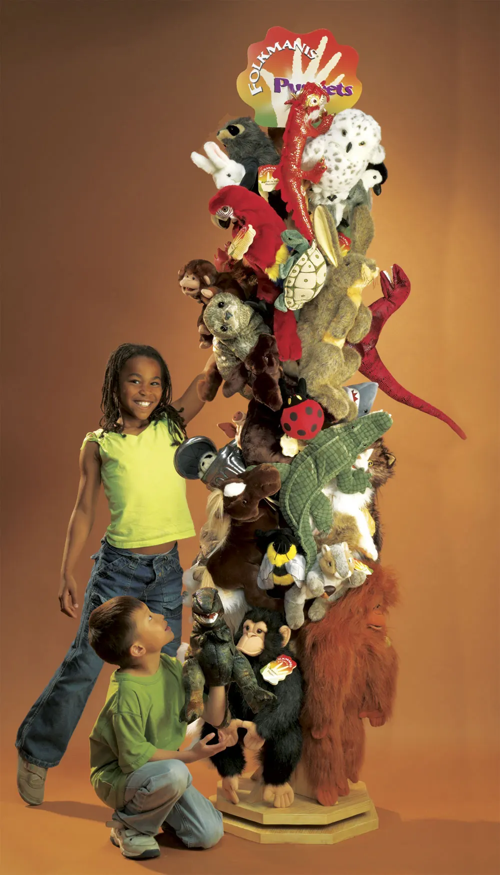 Puppet Display Floor - Wood-Folkmanis® Handpuppen