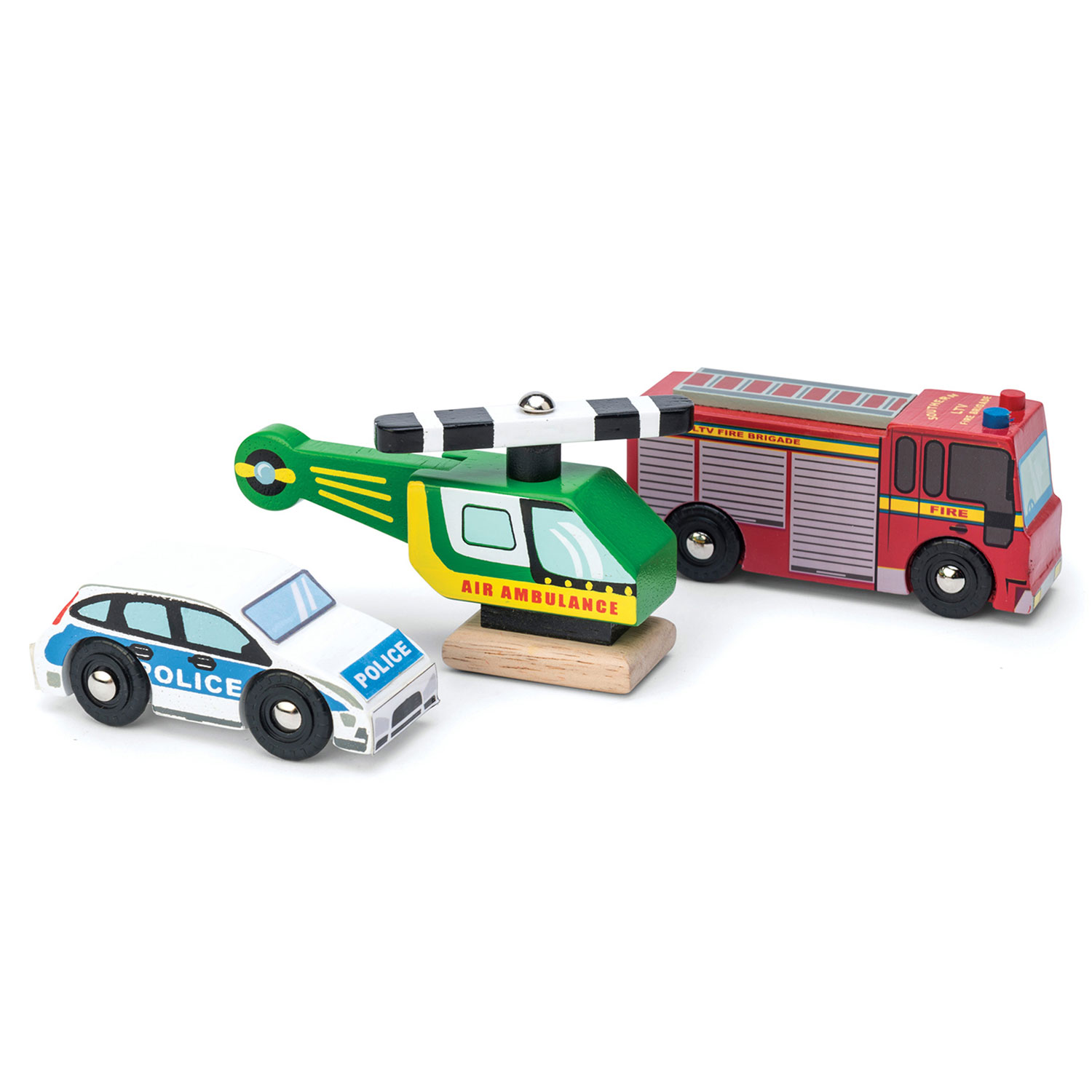 Notfall-Fahrzeuge 3er-Set / Emergency Vehicles  Set