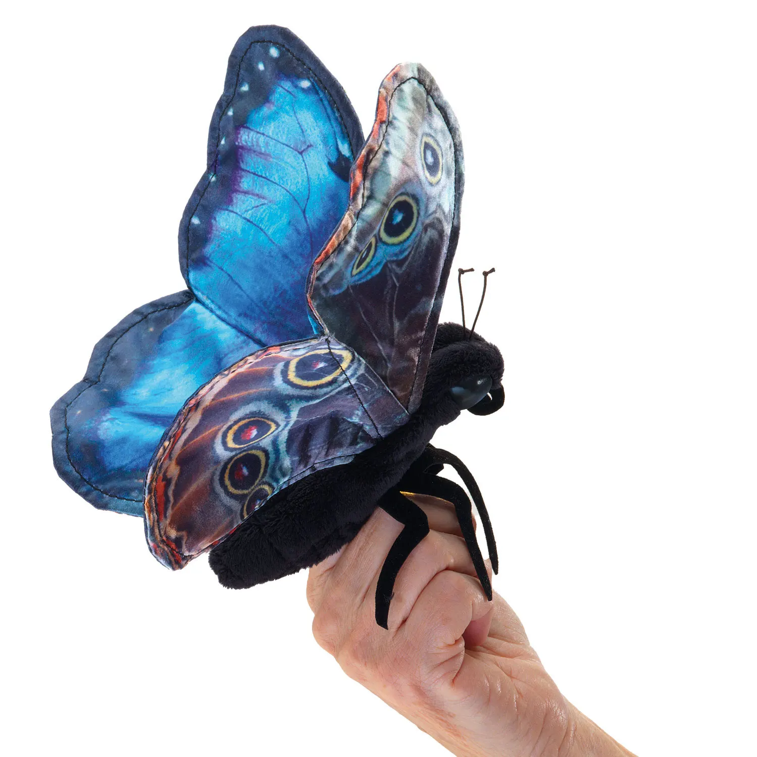 Blue Morpho Butterfly / Blauer Morphofalter-Folkmanis® Puppets