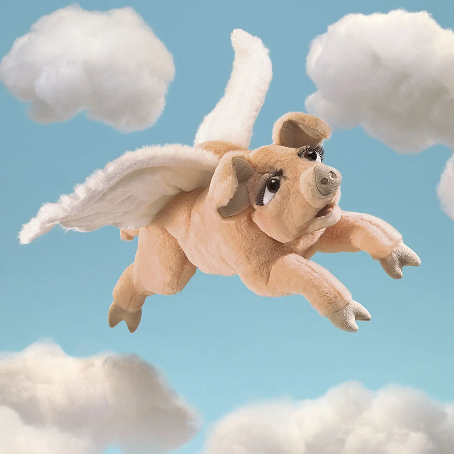 Schwein mit Flügeln / Flying Pig-Folkmanis® Puppets