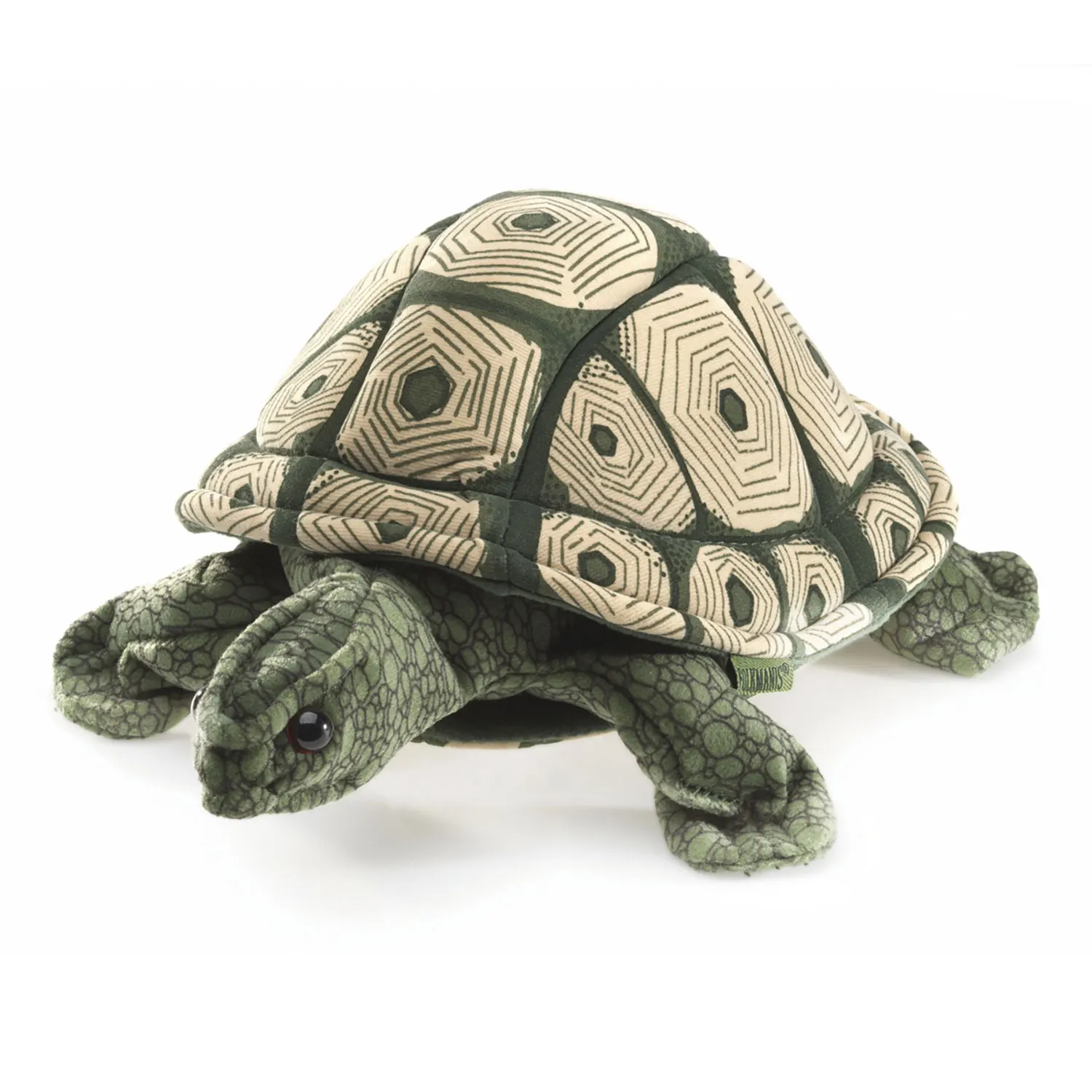 Landschildkröte (helles Muster) / Tortoise Landschildkröte (helles Muster) / Tortoise-Folkmanis® Puppets